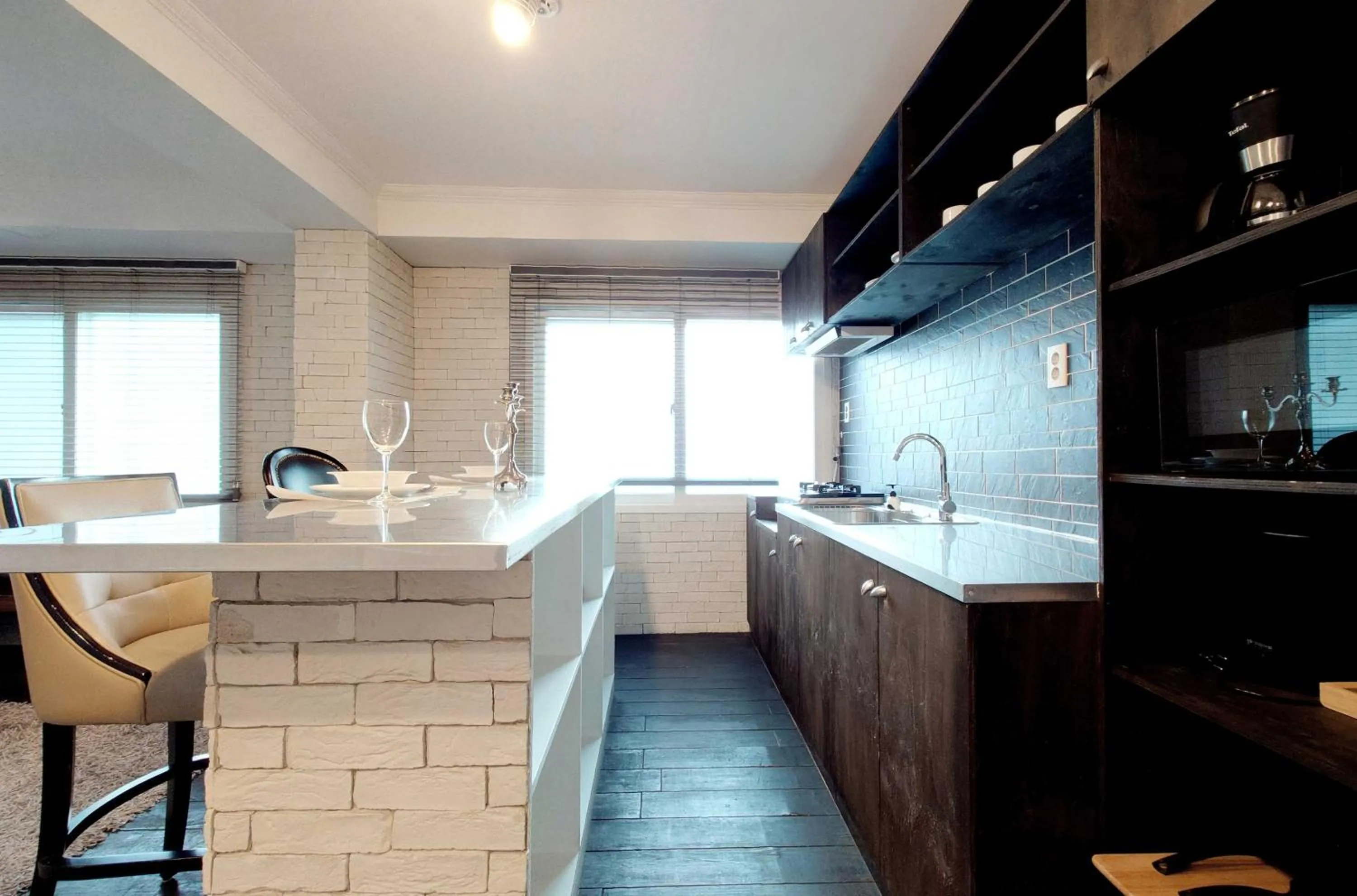 kitchen in Seoul Loft Apartments - SLA 7 Night Minimum