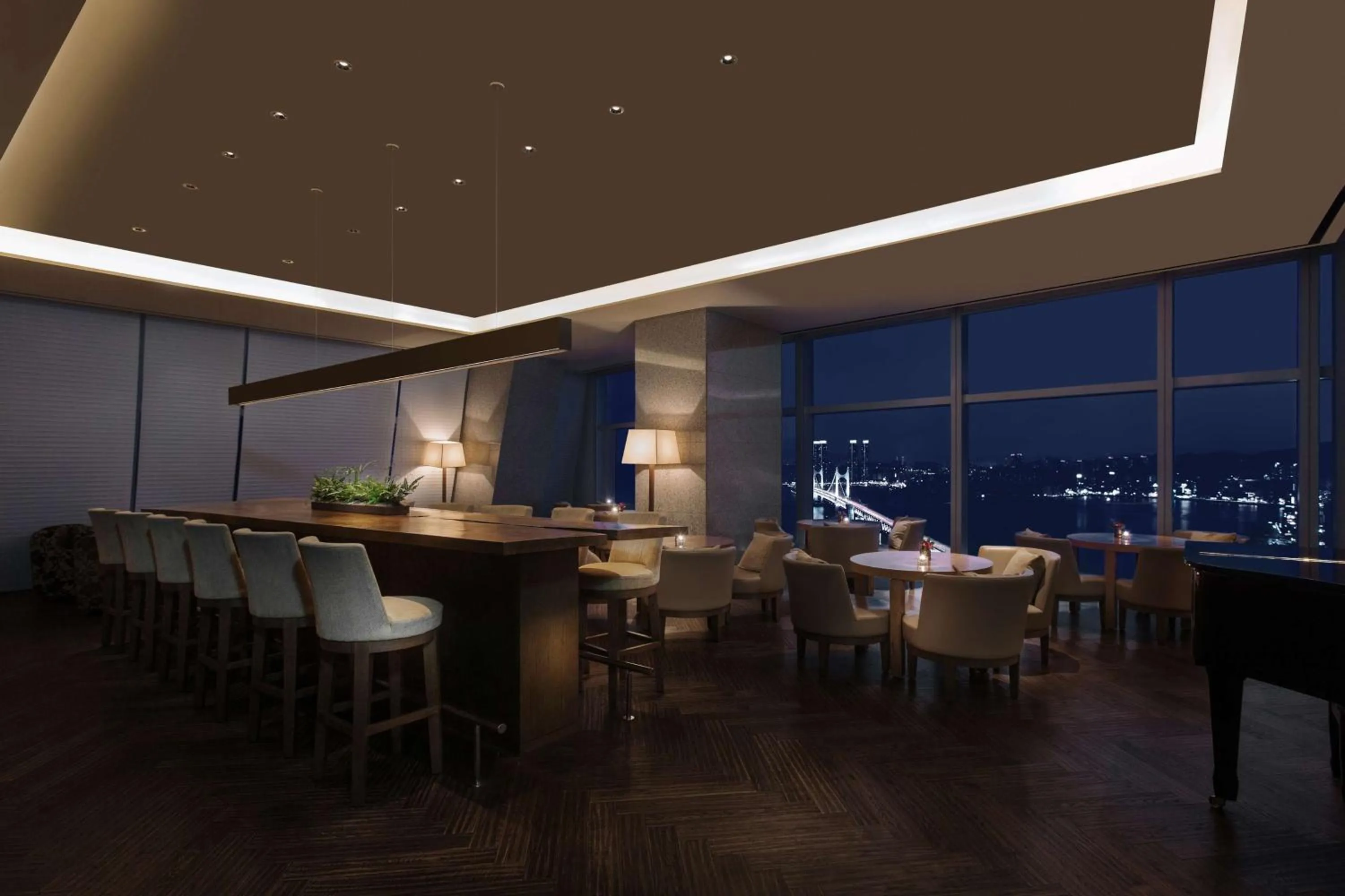 Lounge or bar in Park Hyatt Busan