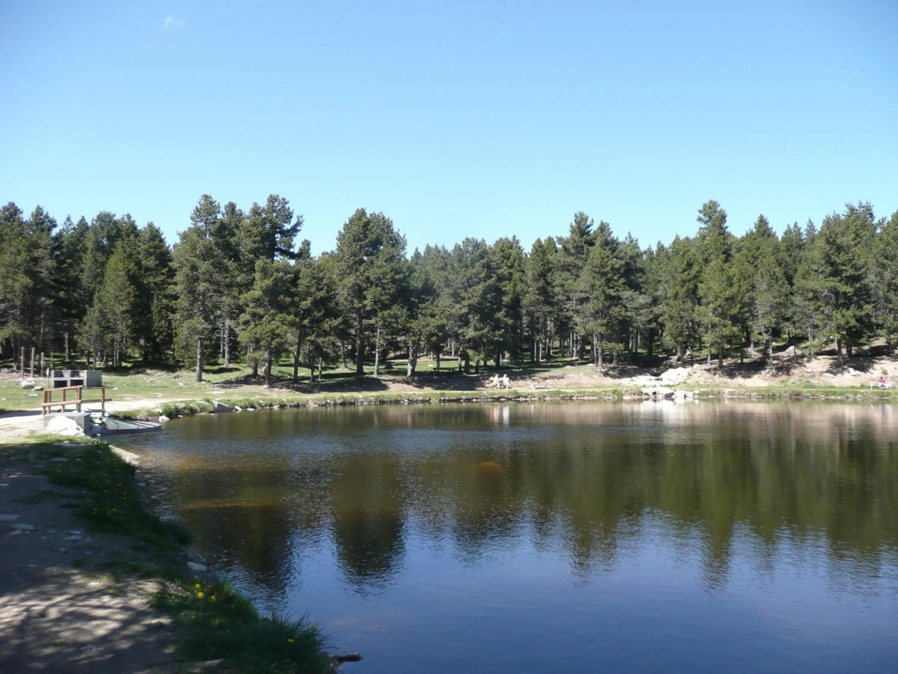 Lake view in Le Chalet du Ticou