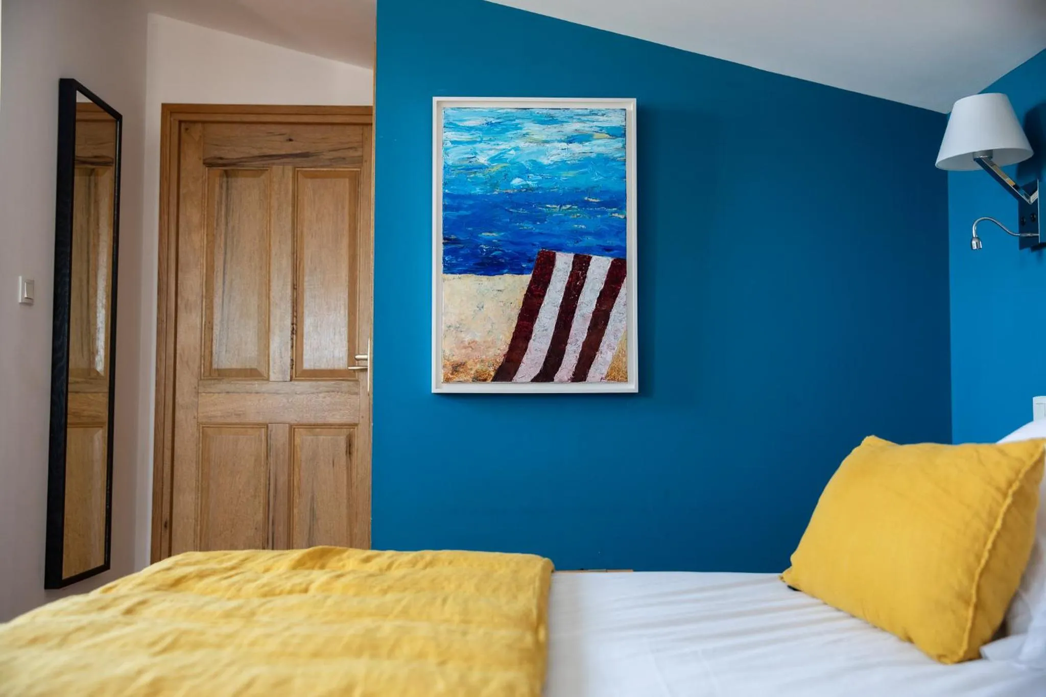 Bed in Oustau Camarguen Hôtel & Spa