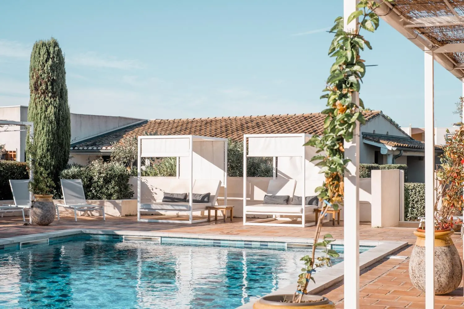 Swimming pool in Oustau Camarguen Hôtel & Spa
