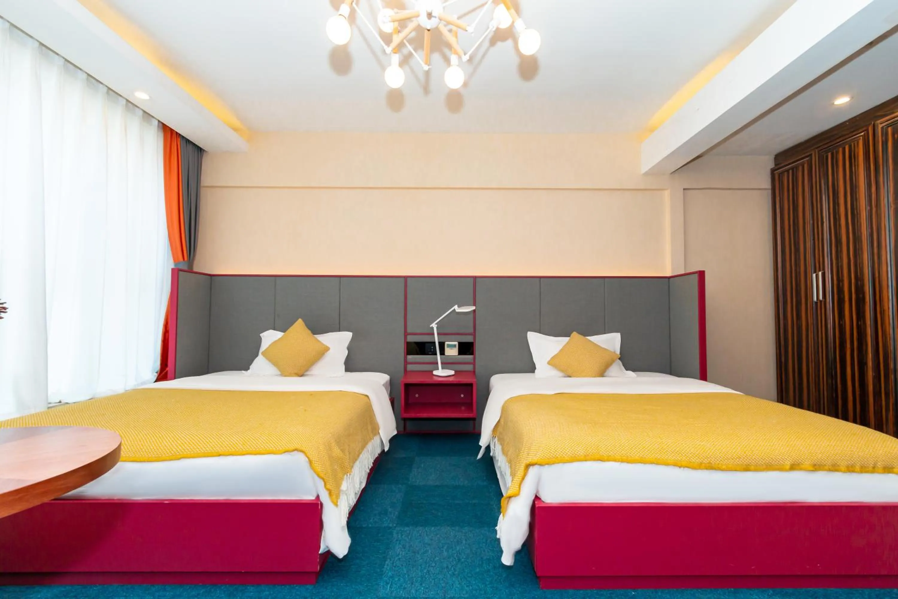 Bed in Yise Apartment Beijing Guomao CBD Branch