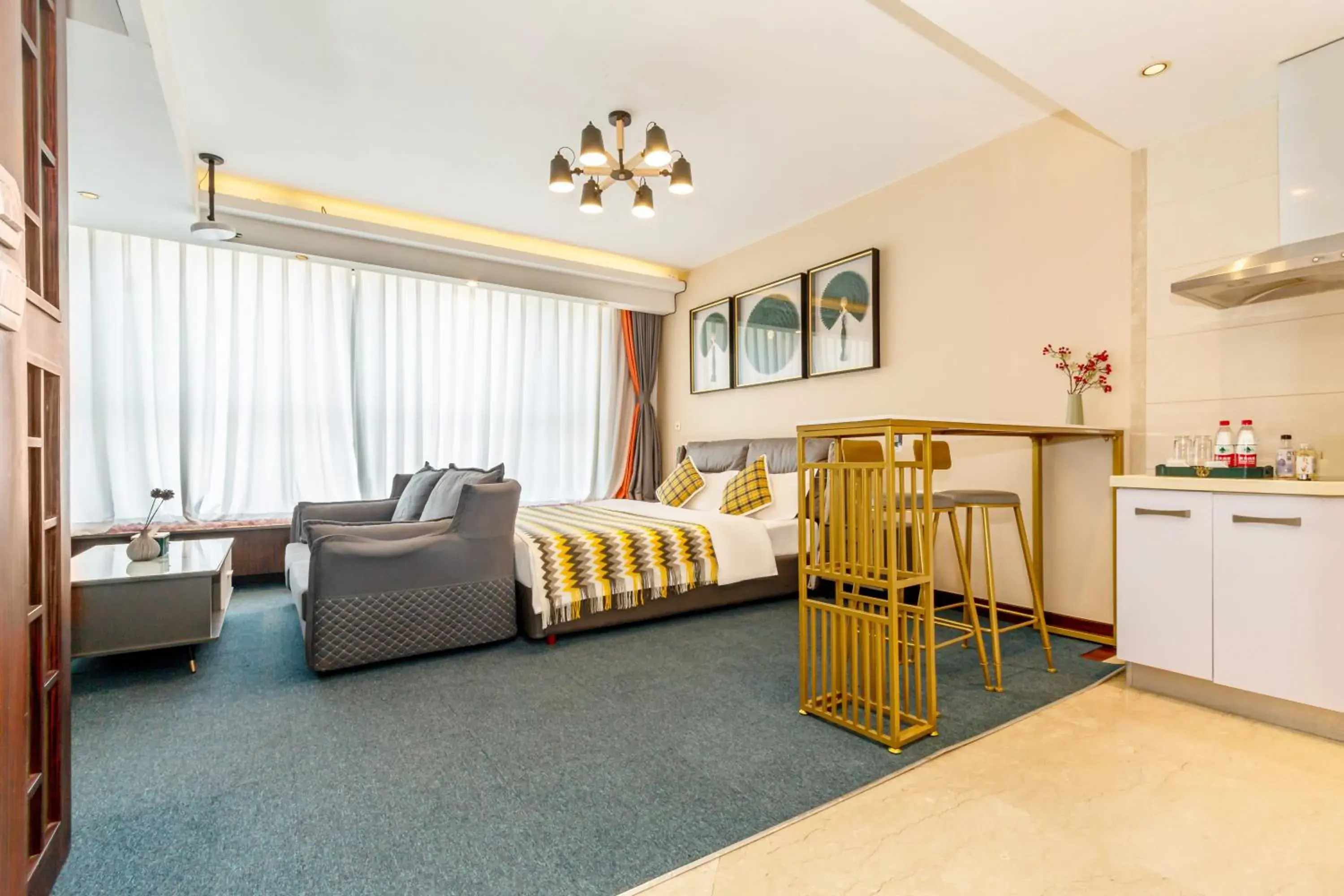 Studio with Terrace in Yise Apartment Beijing Guomao CBD Branch Studio with Terrace in Yise Apartment Beijing Guomao CBD Branch