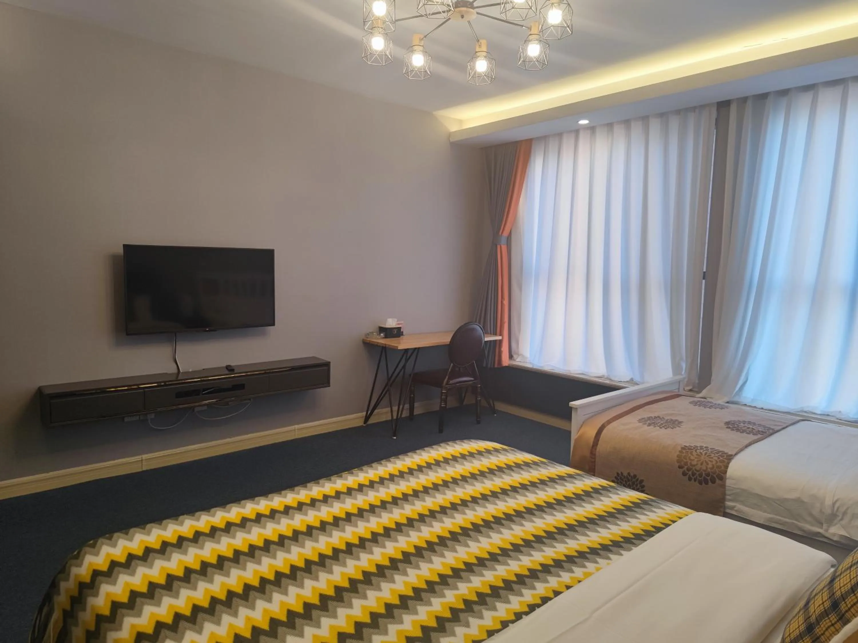 Bed in Yise Apartment Beijing Guomao CBD Branch