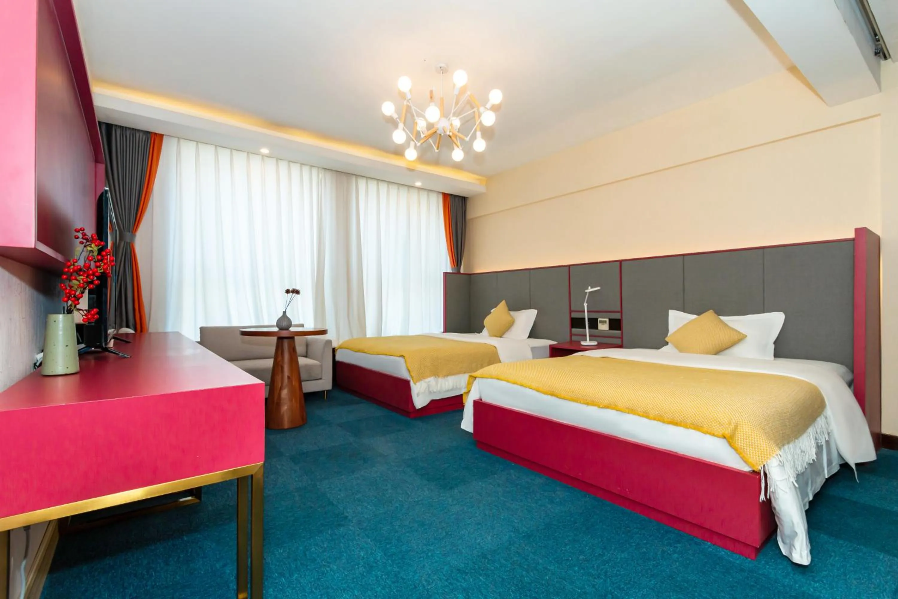 Bed in Yise Apartment Beijing Guomao CBD Branch