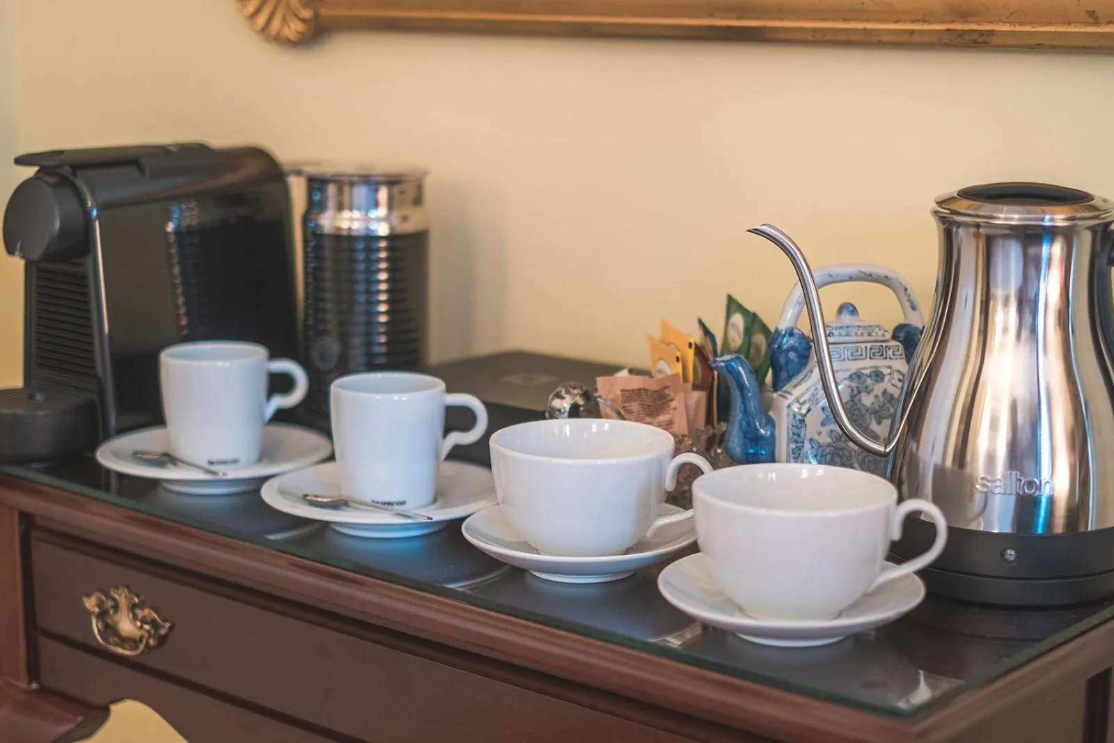 Coffee/tea facilities in Domaine Dorchamps