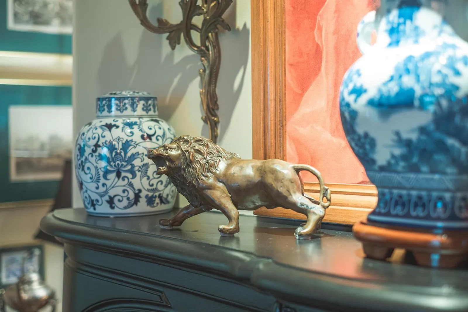 Decorative detail in Domaine Dorchamps