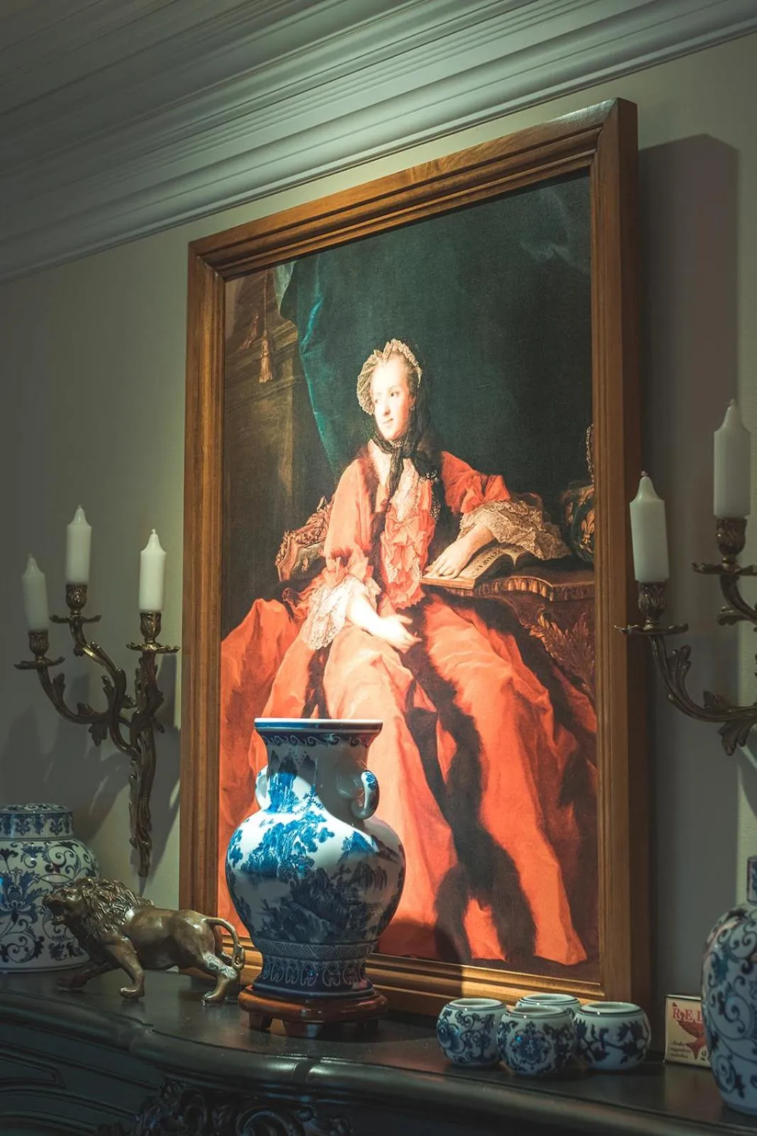 Decorative detail in Domaine Dorchamps