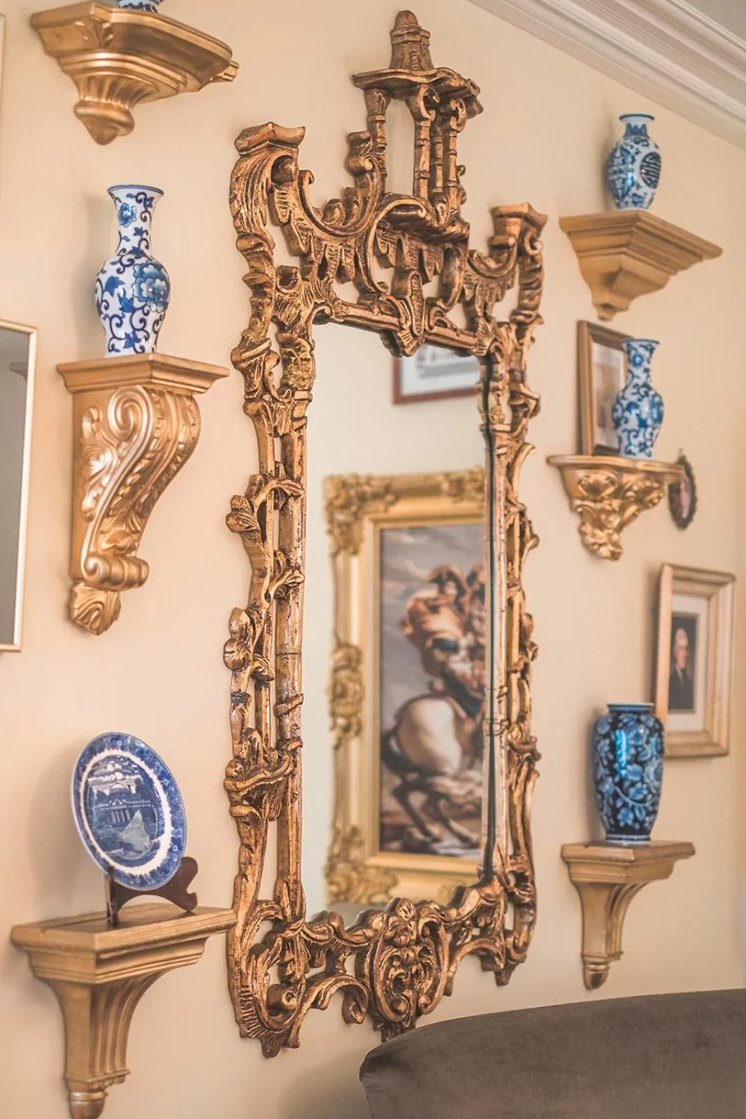 Decorative detail in Domaine Dorchamps