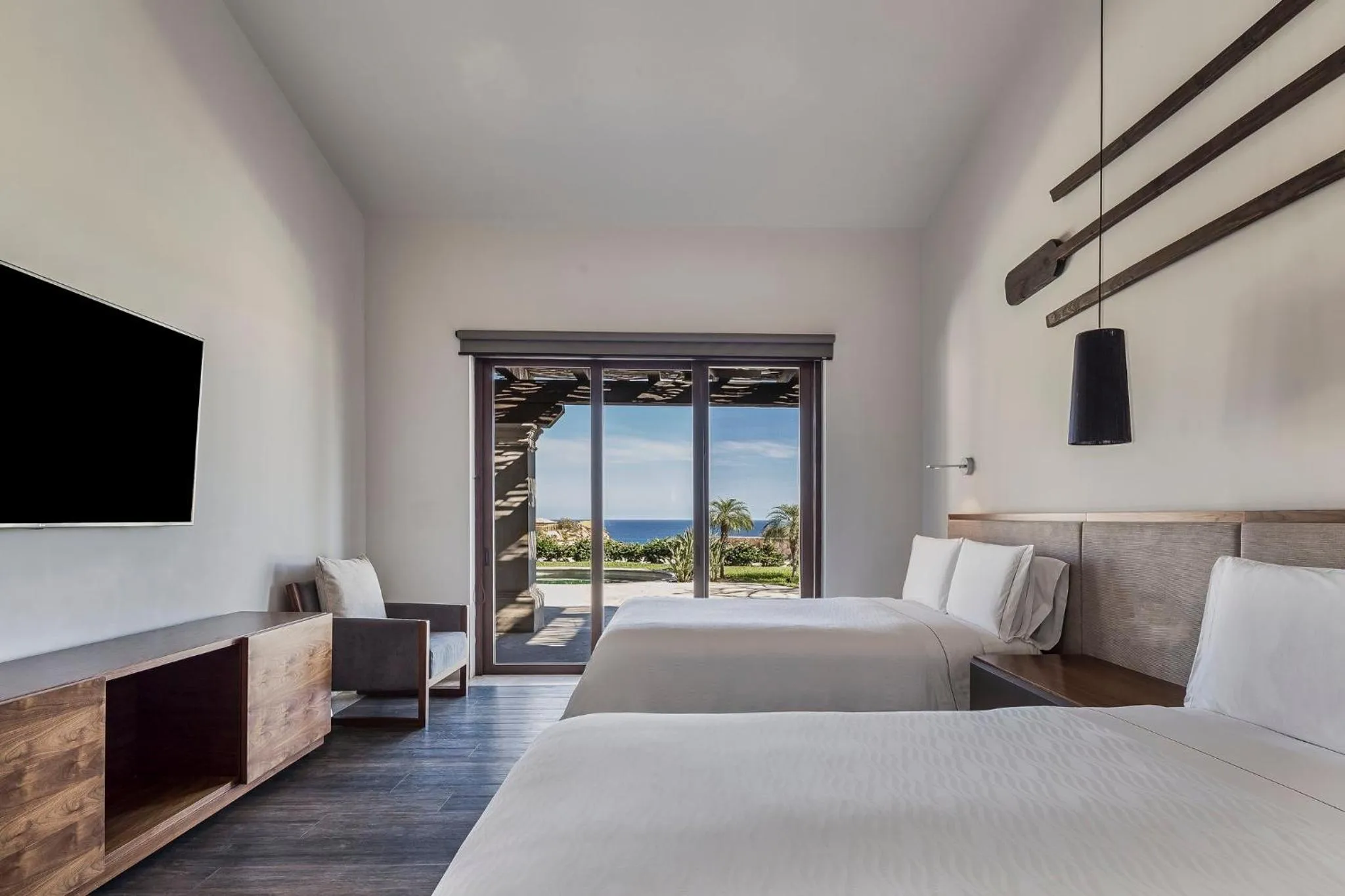 Bedroom, Bed in Live Aqua Private Residences Los Cabos