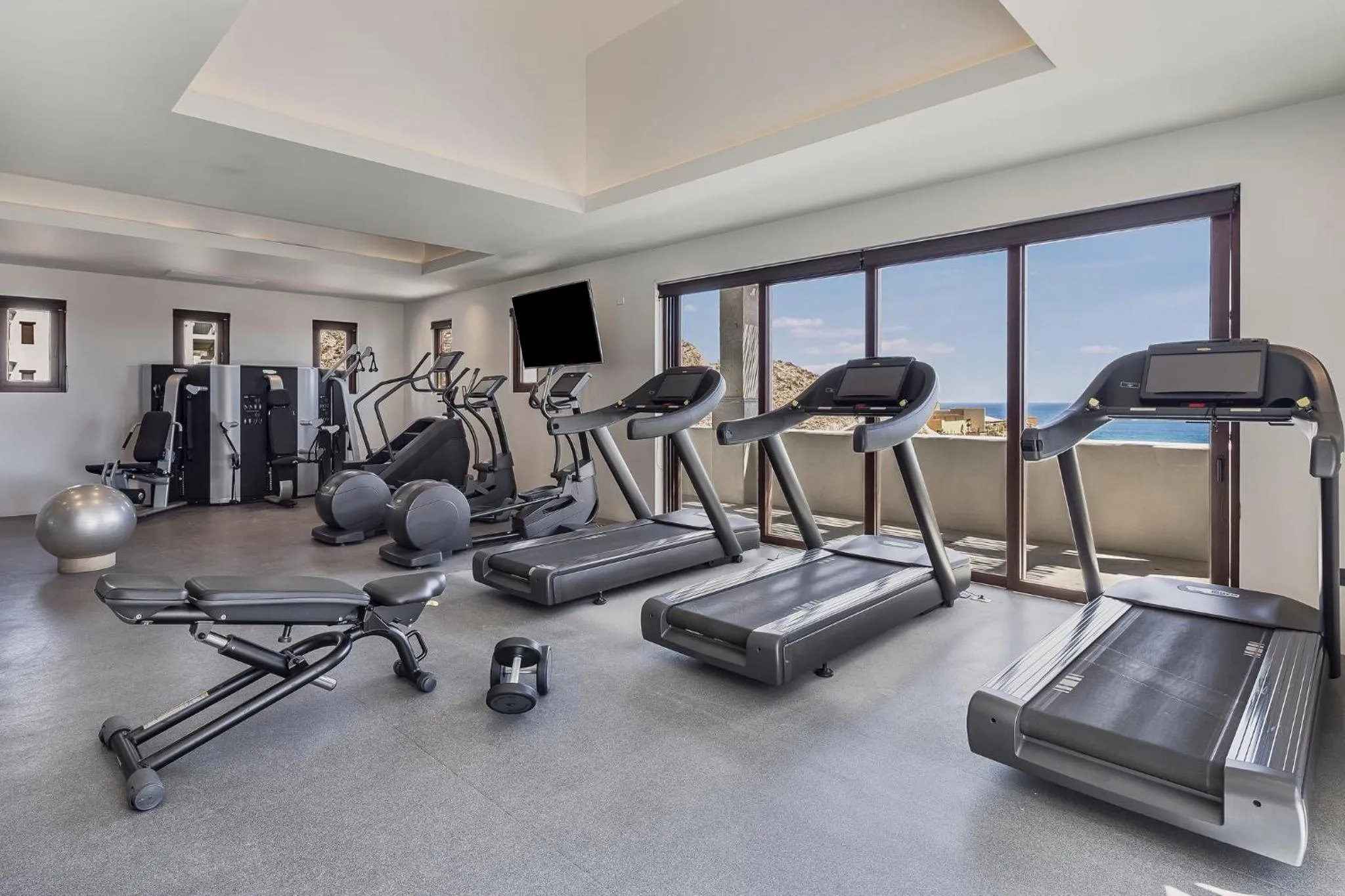 Fitness centre/facilities in Live Aqua Private Residences Los Cabos