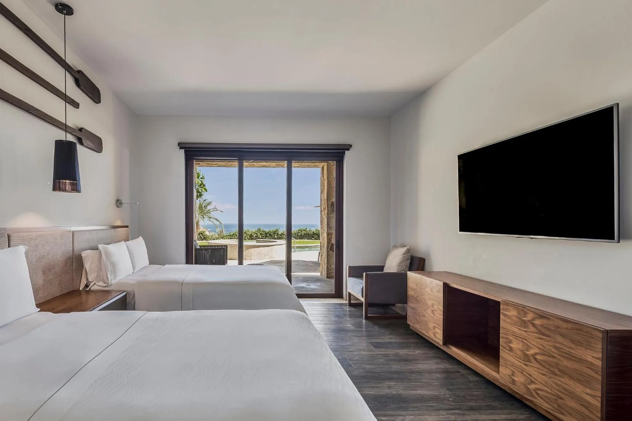 Photo of the whole room, Bed in Live Aqua Private Residences Los Cabos
