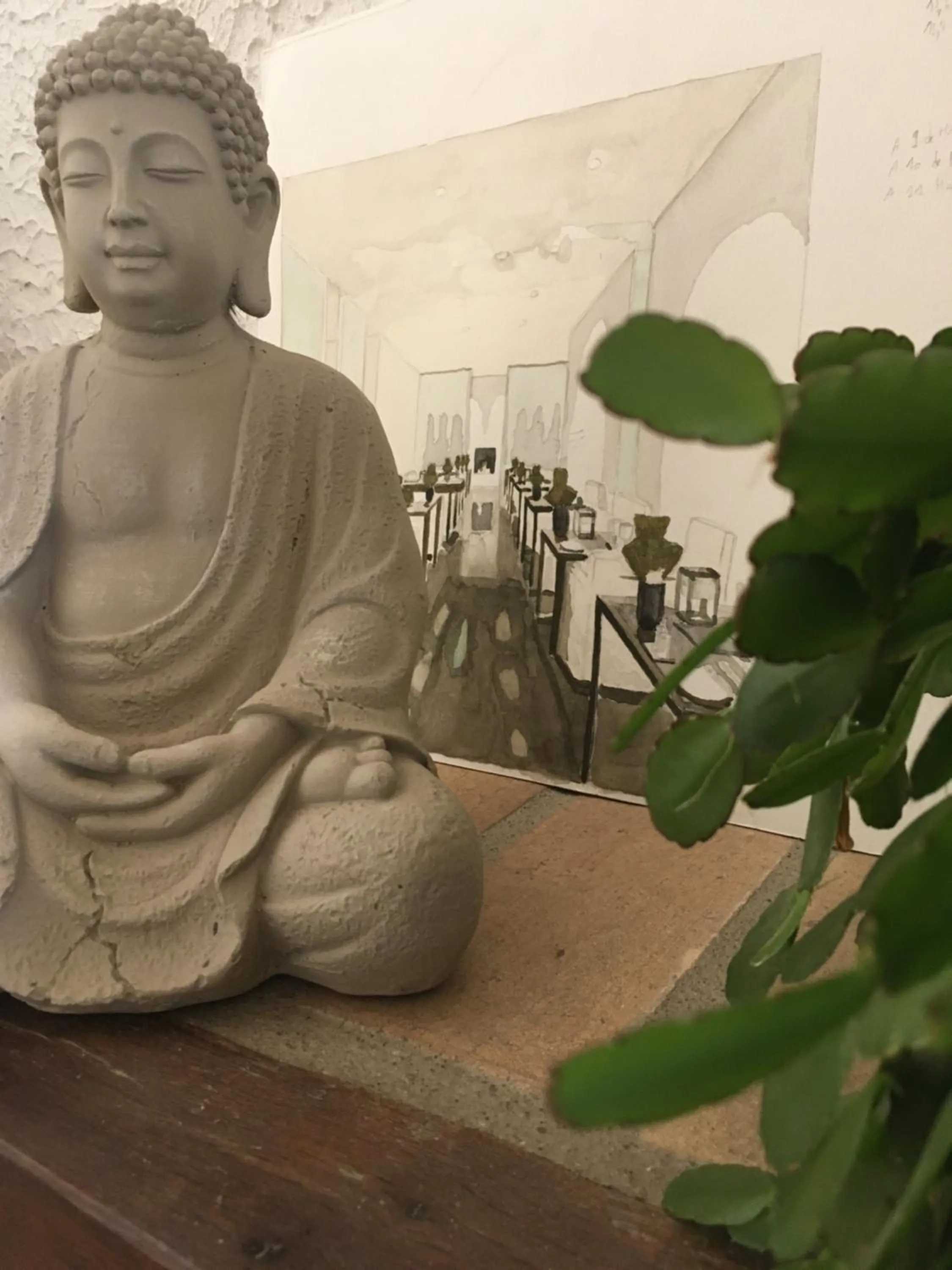 Decorative detail in La Maison Haute