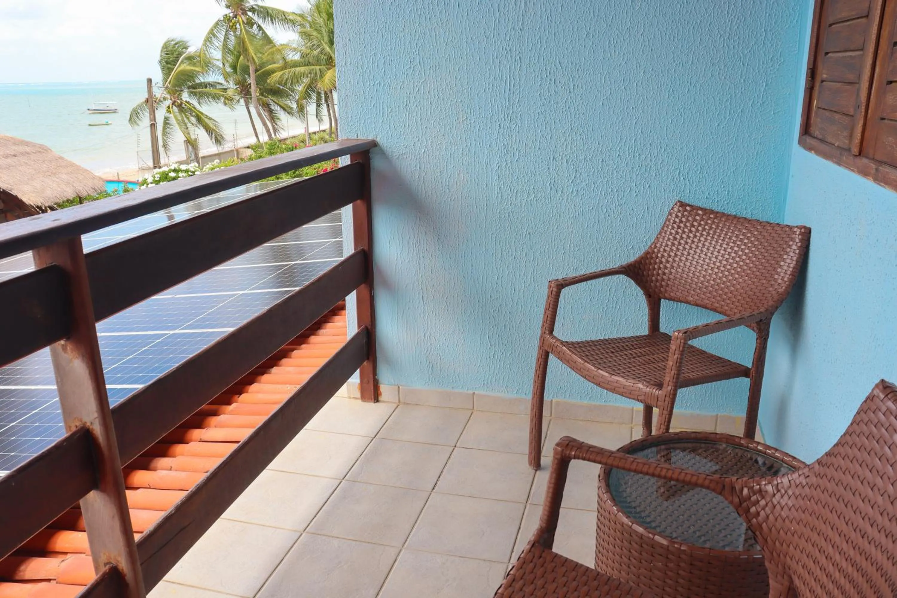Balcony/Terrace in Pousada Vivenda Oriente