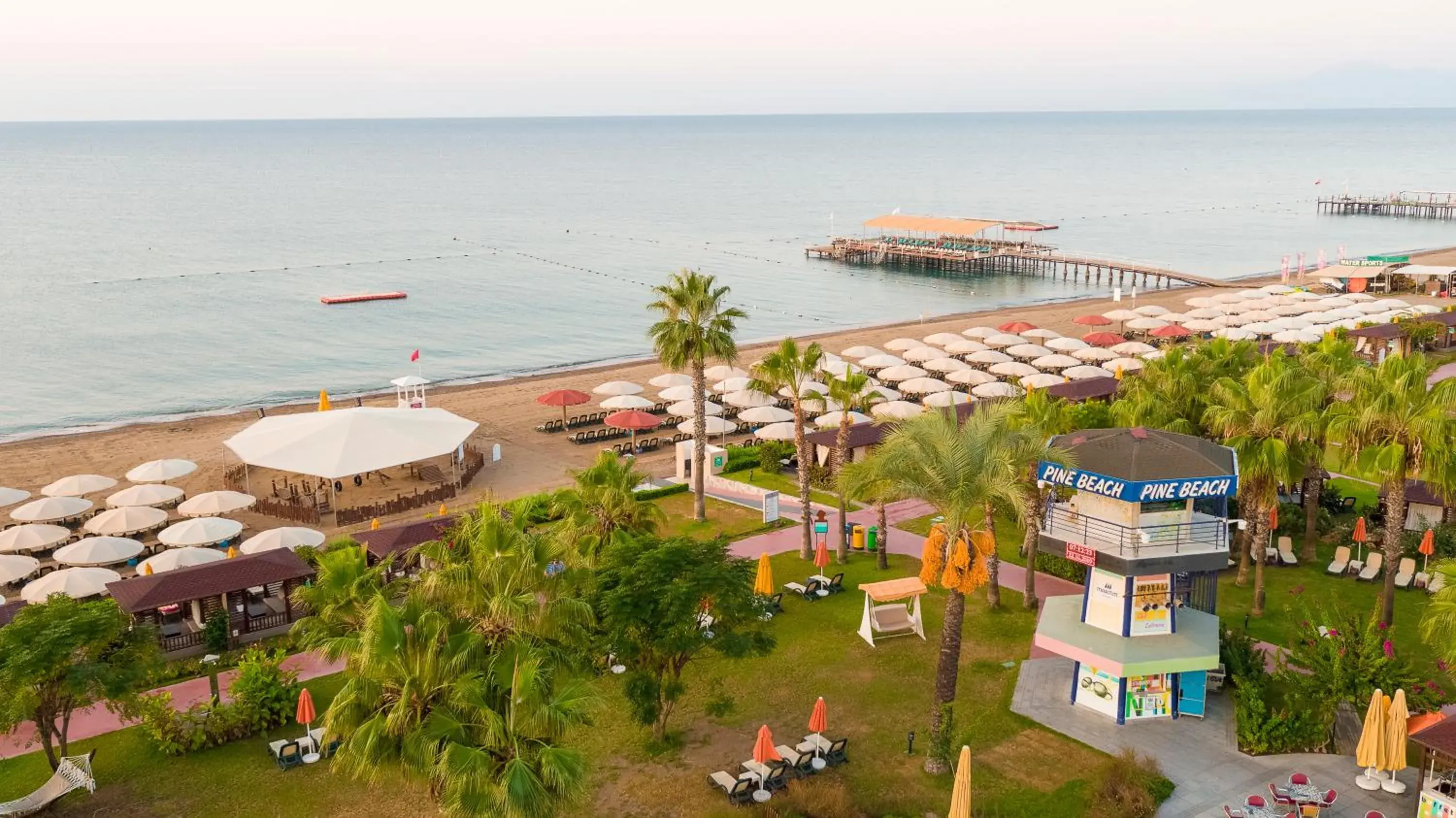 Sea view, Bird's-eye View in Pine Beach Belek