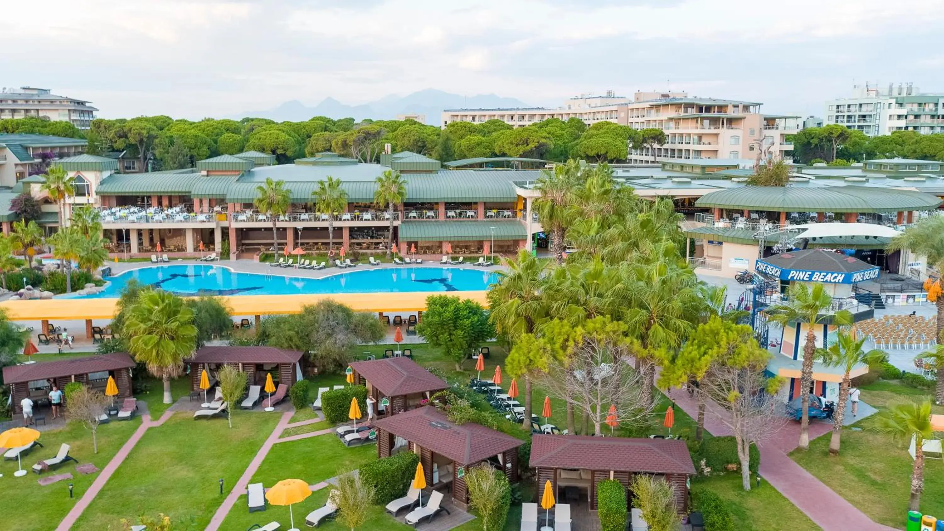 Bird's eye view, Pool View in Pine Beach Belek