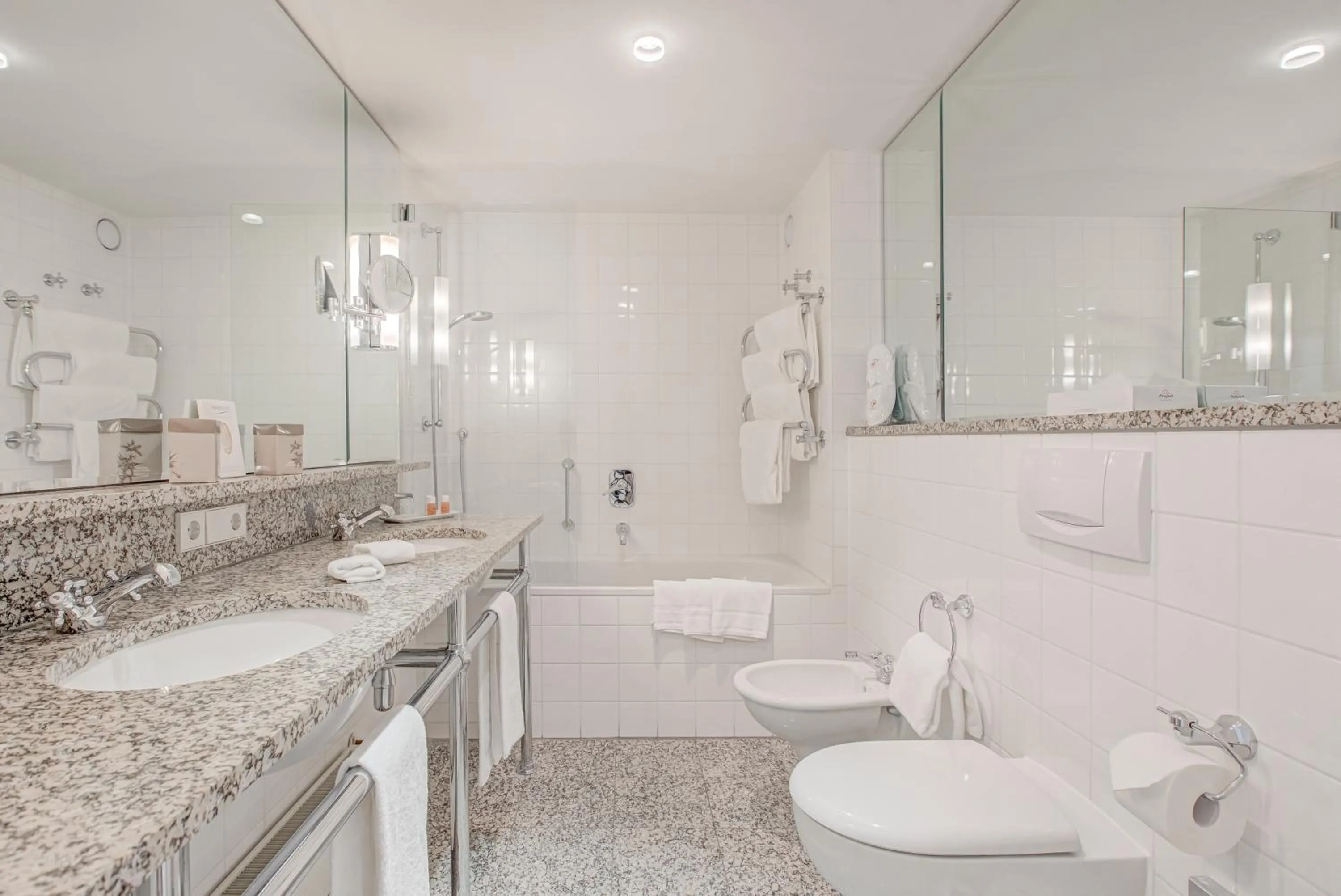 Bathroom in Wald & Schlosshotel Friedrichsruhe