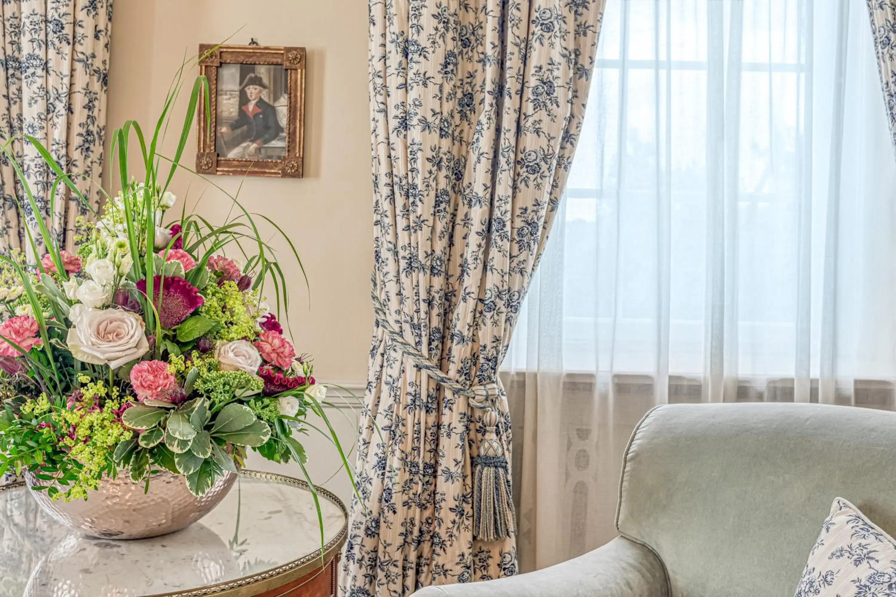 Living room in Wald & Schlosshotel Friedrichsruhe Living room in Wald & Schlosshotel Friedrichsruhe