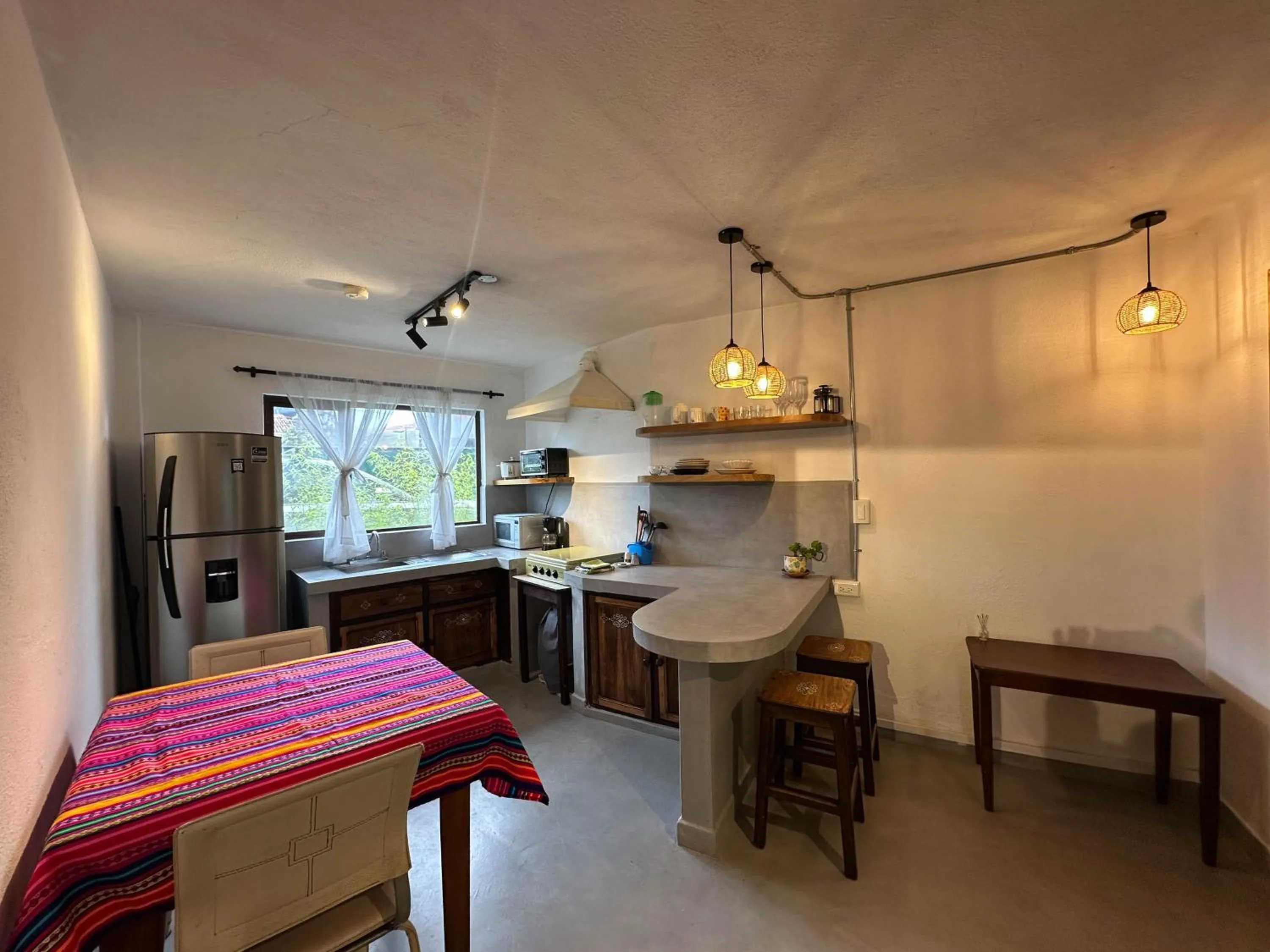 kitchen in Apartamentos Otorongo Cuenca Ecuador