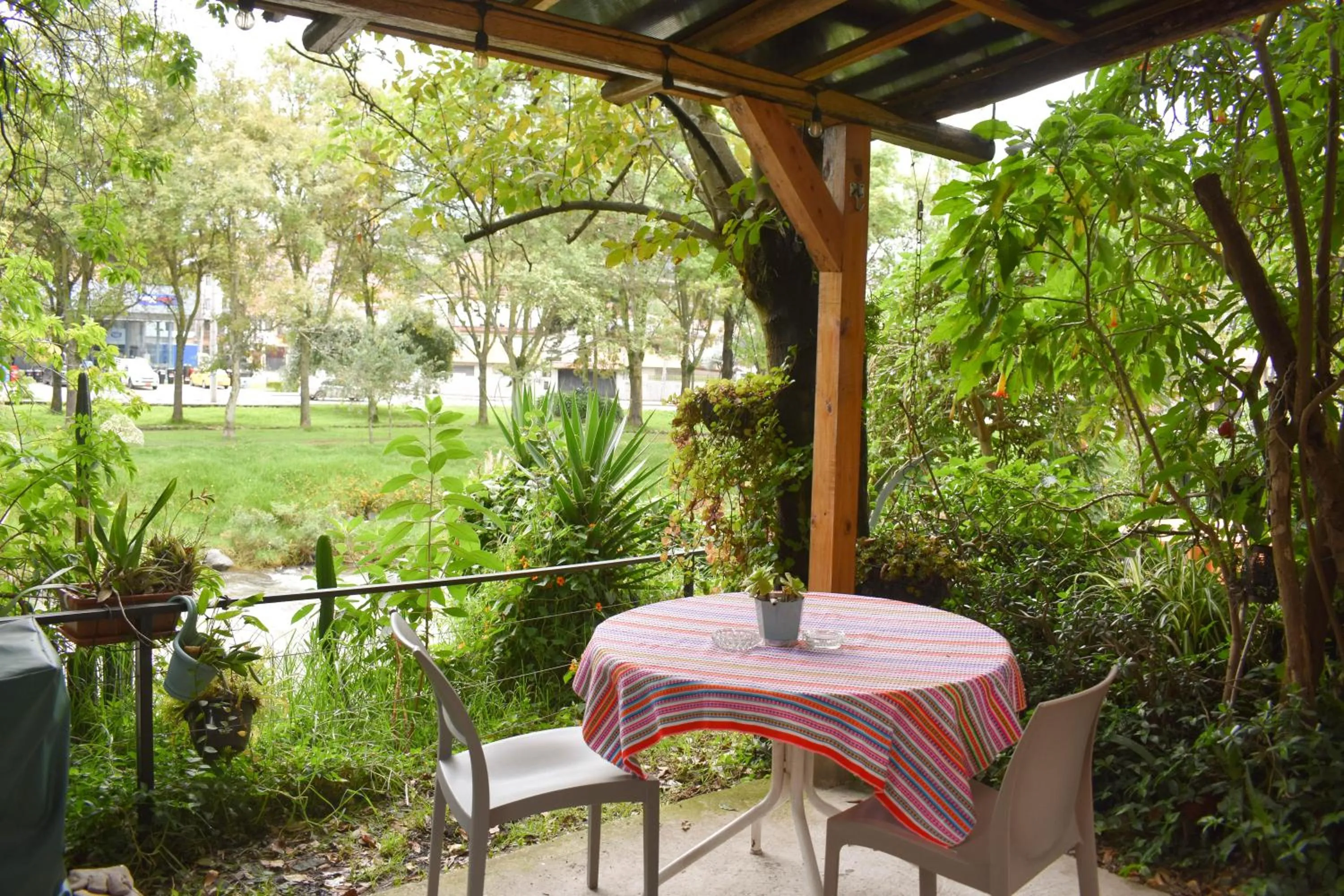 Balcony/Terrace in Apartamentos Otorongo Cuenca Ecuador