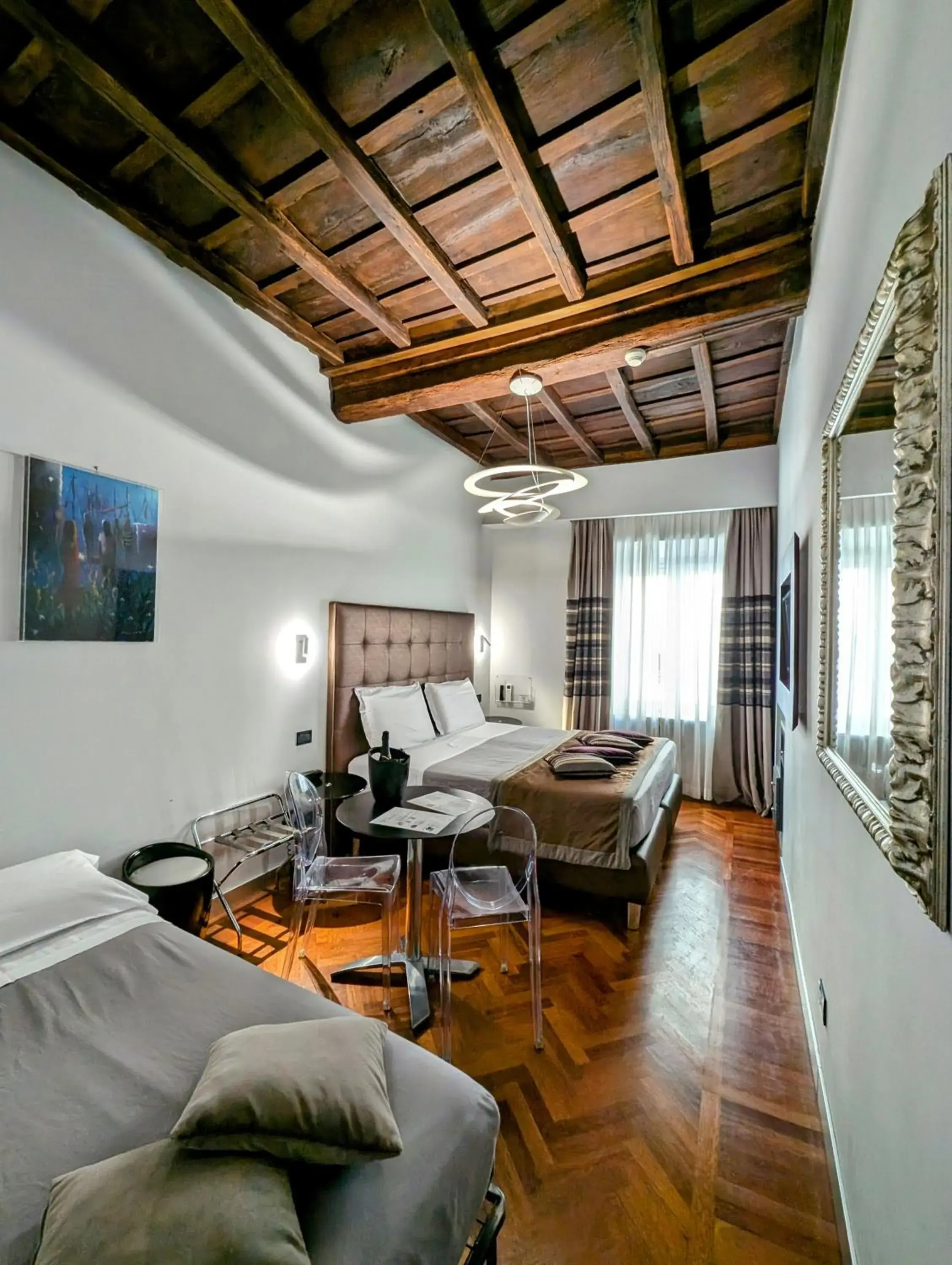 Bed in Relais Forus Inn Bed in Relais Forus Inn