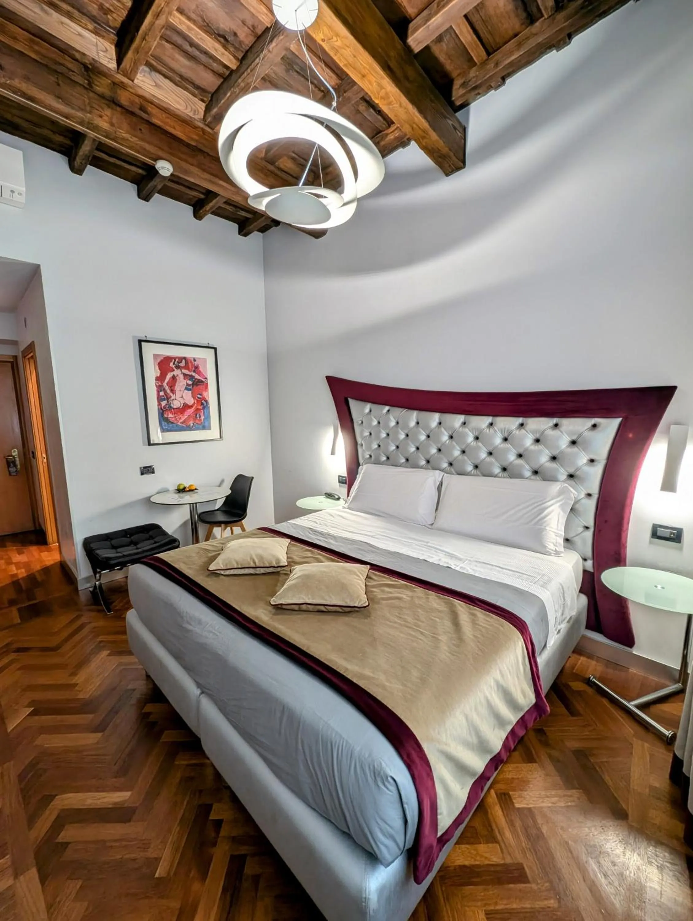 Bed in Relais Forus Inn