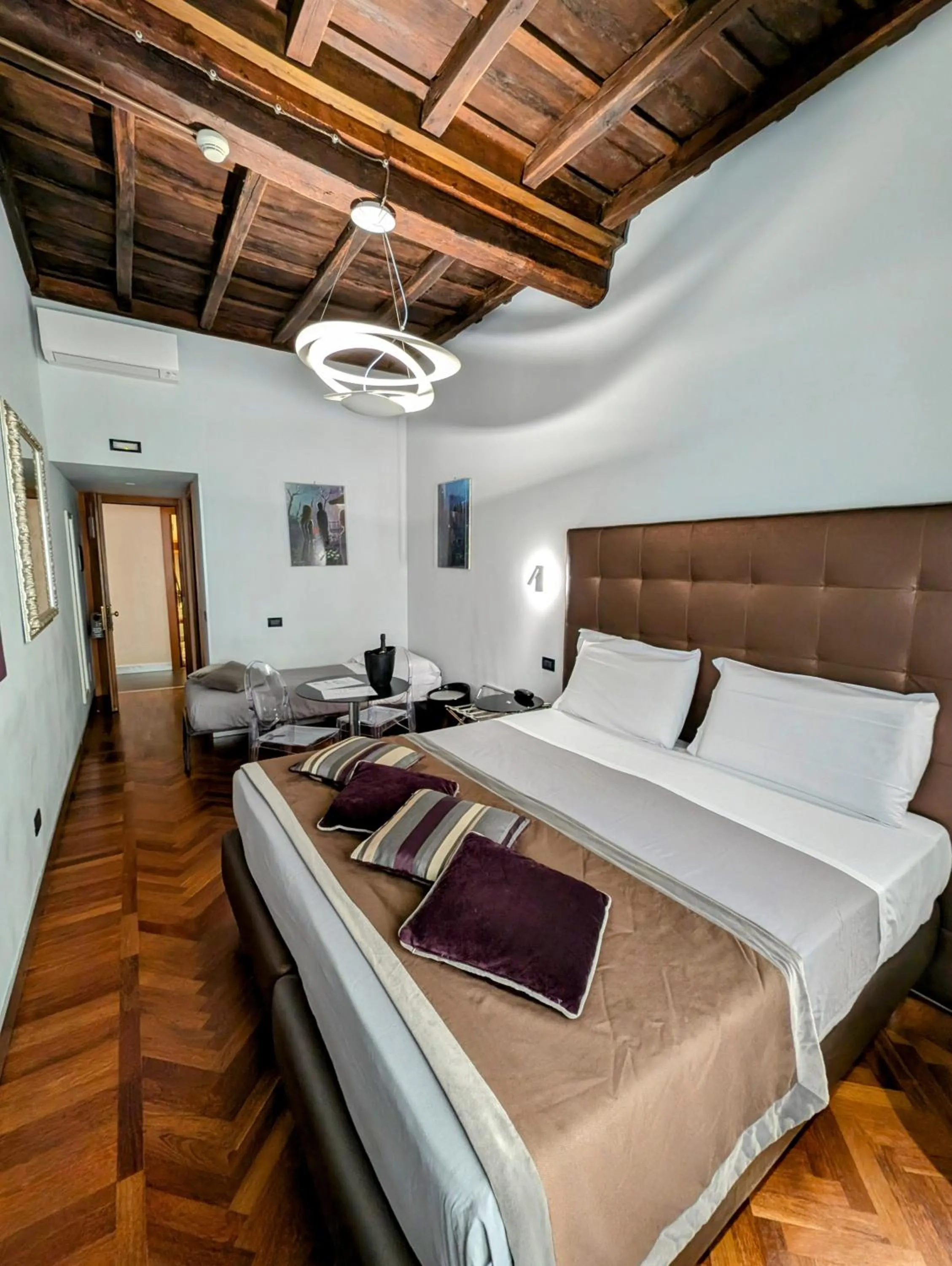 Bed in Relais Forus Inn