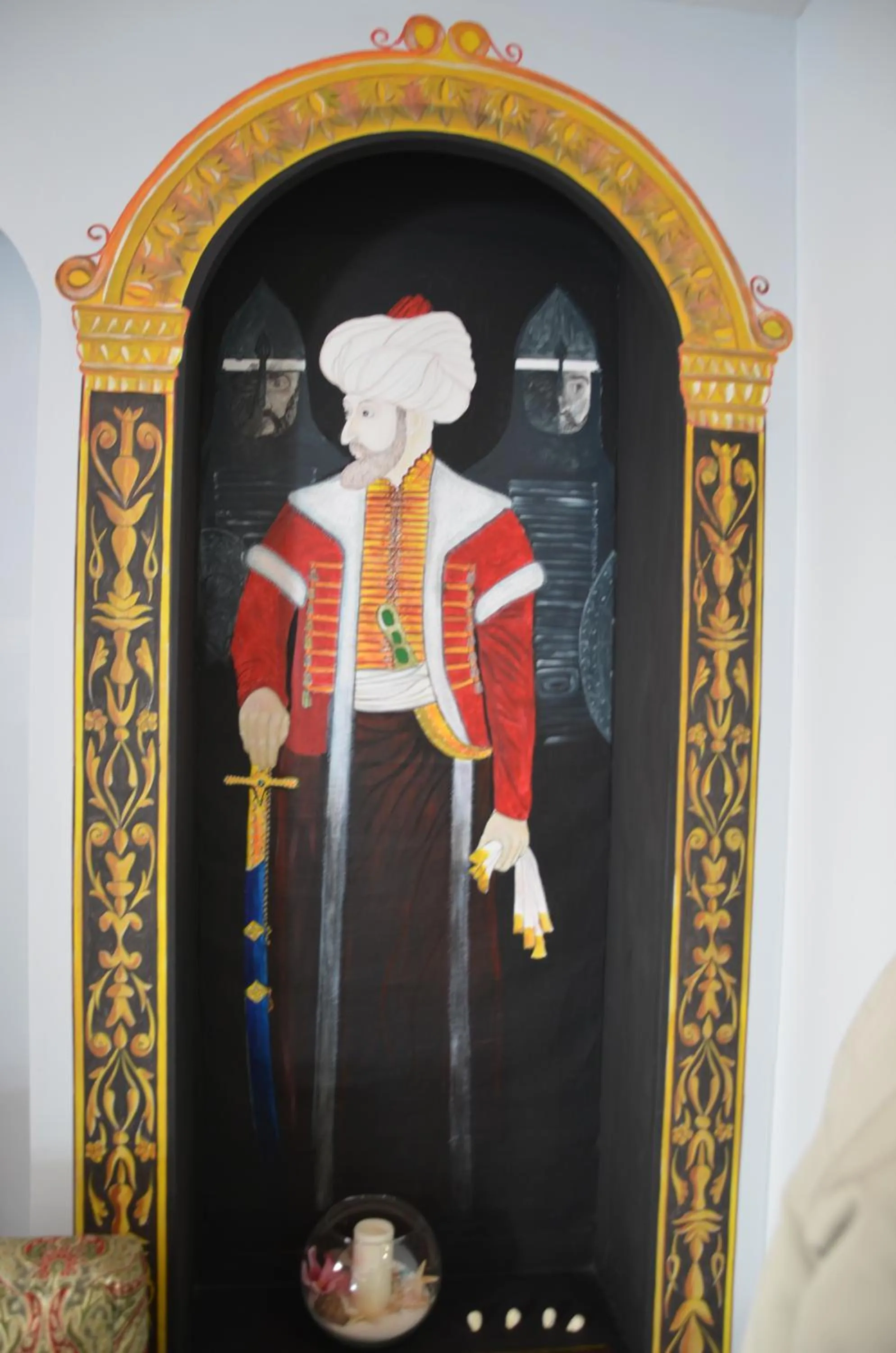 Decorative detail in Sultan Mehmed Hotel