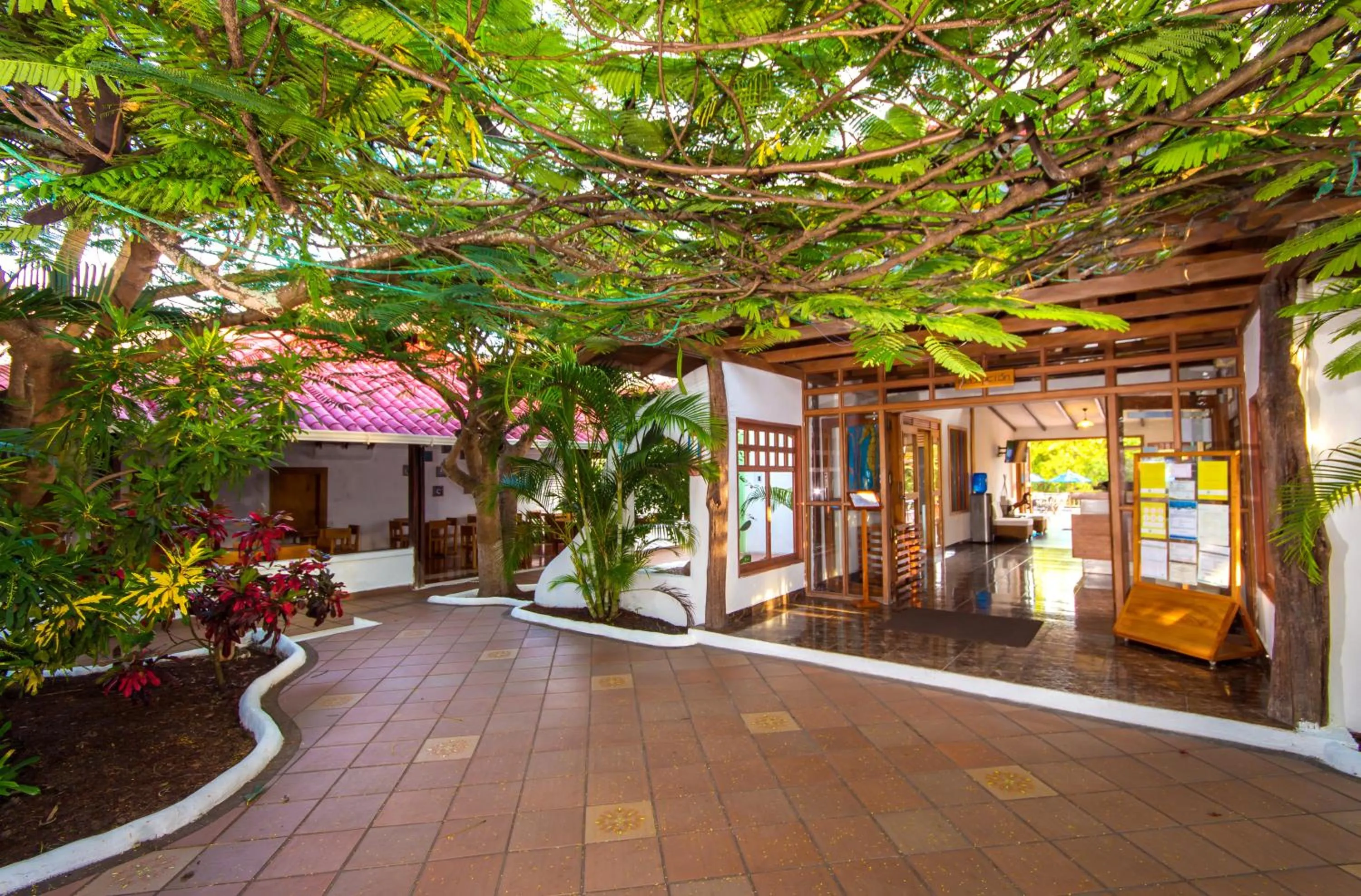 Patio in Hotel Fiesta