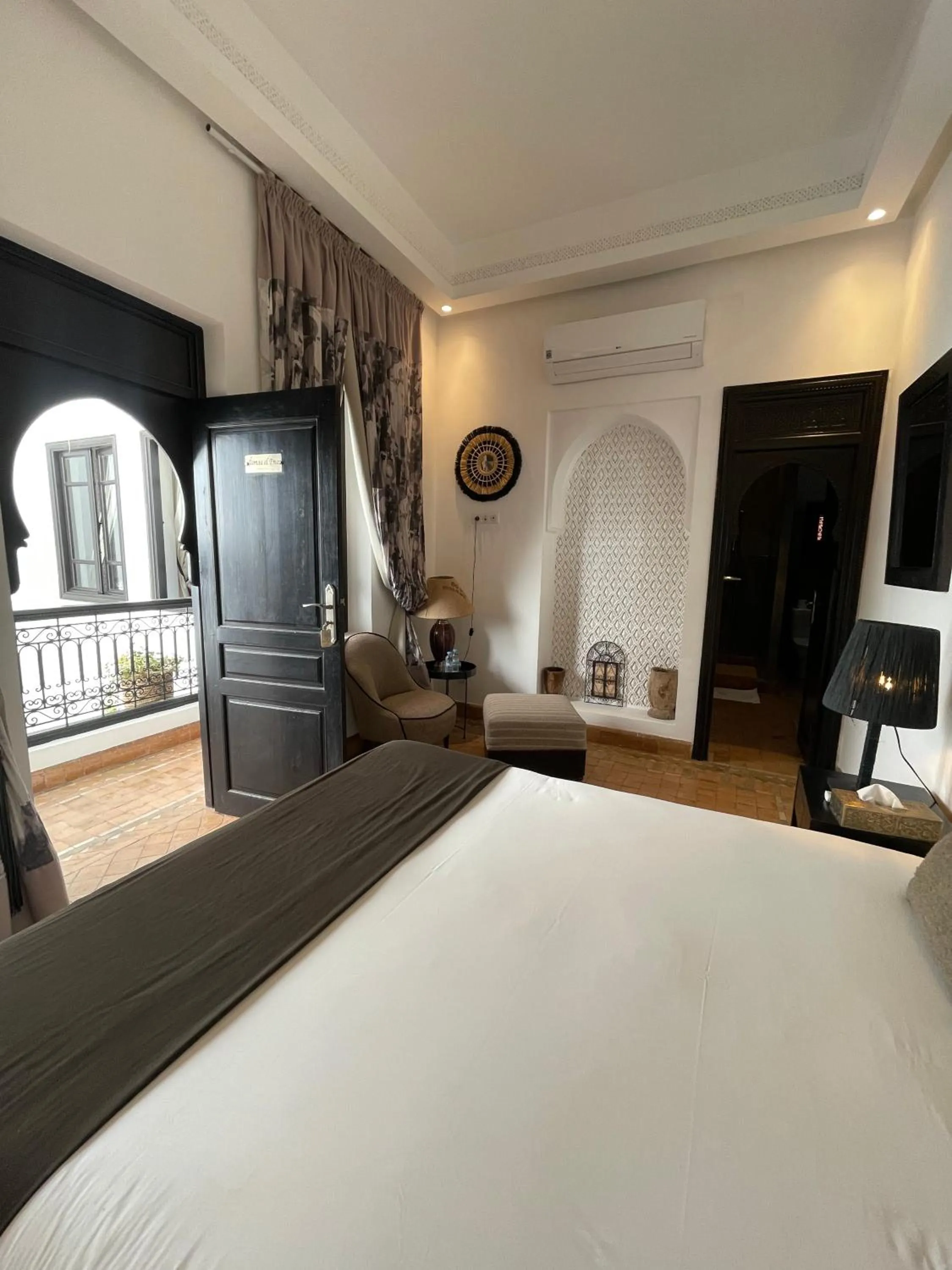 Bed in Riad Al Rimal & Spa