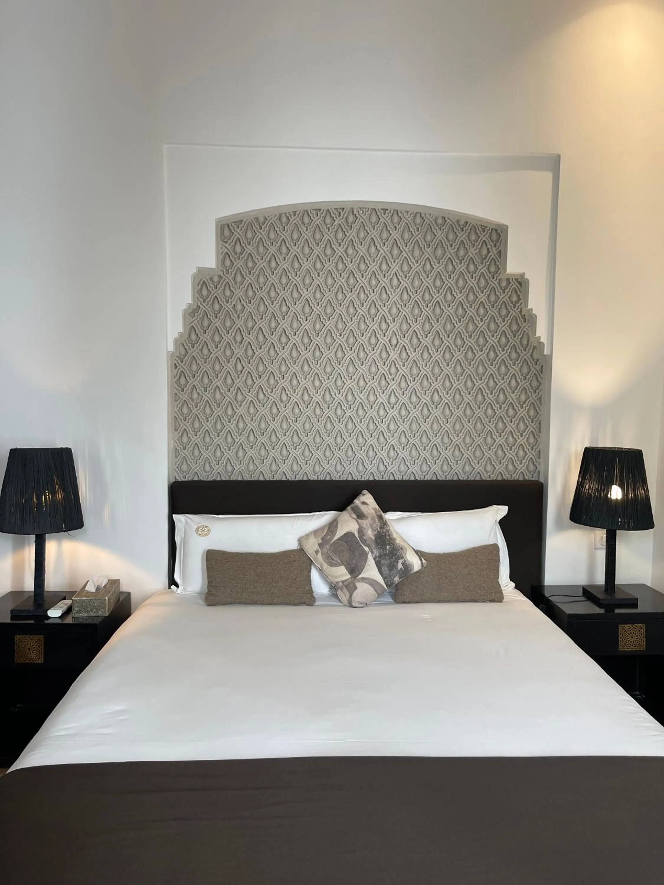 Bed in Riad Al Rimal & Spa