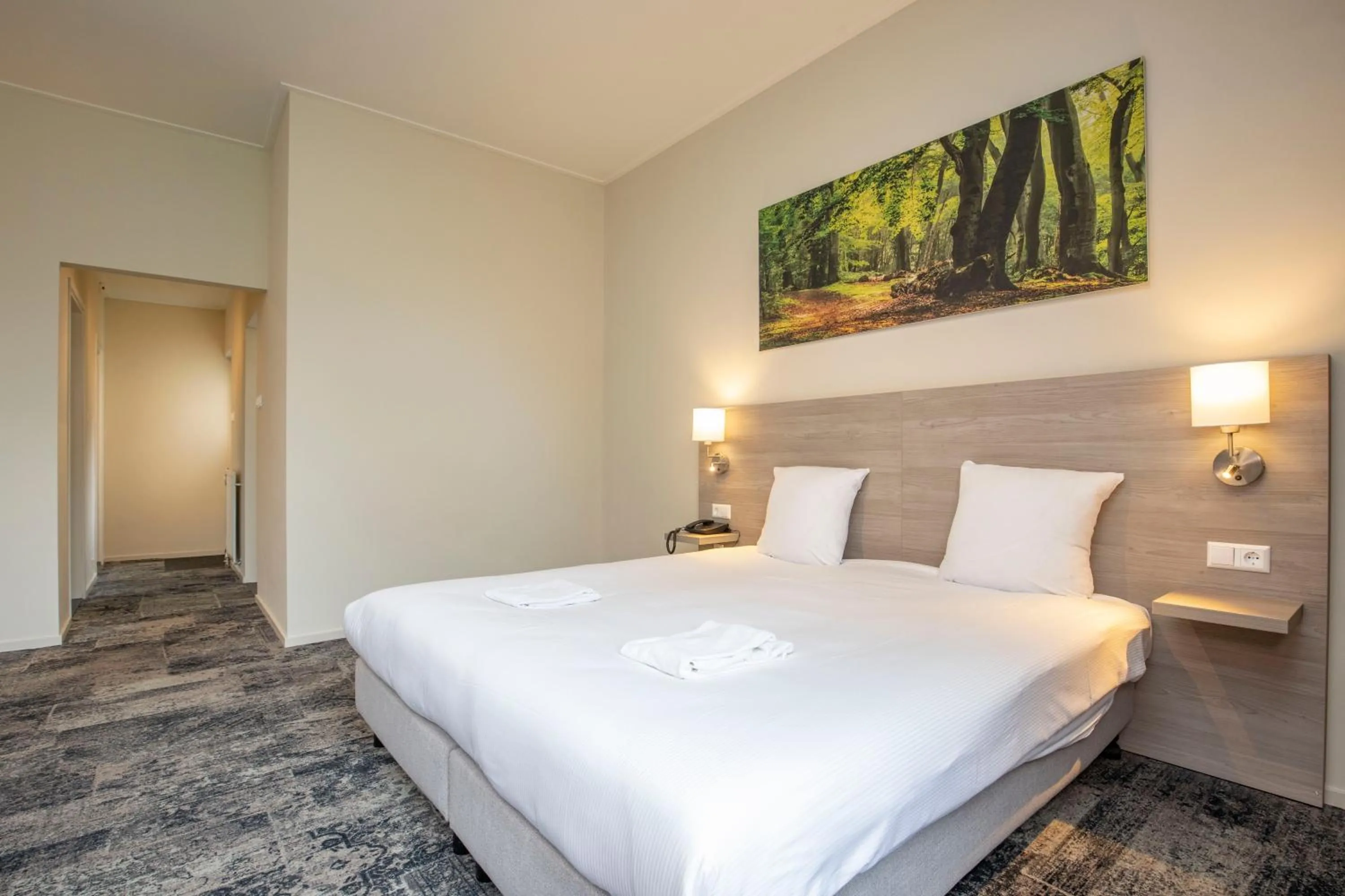 Bed in Fletcher Hotel Landgoed Huis te Eerbeek