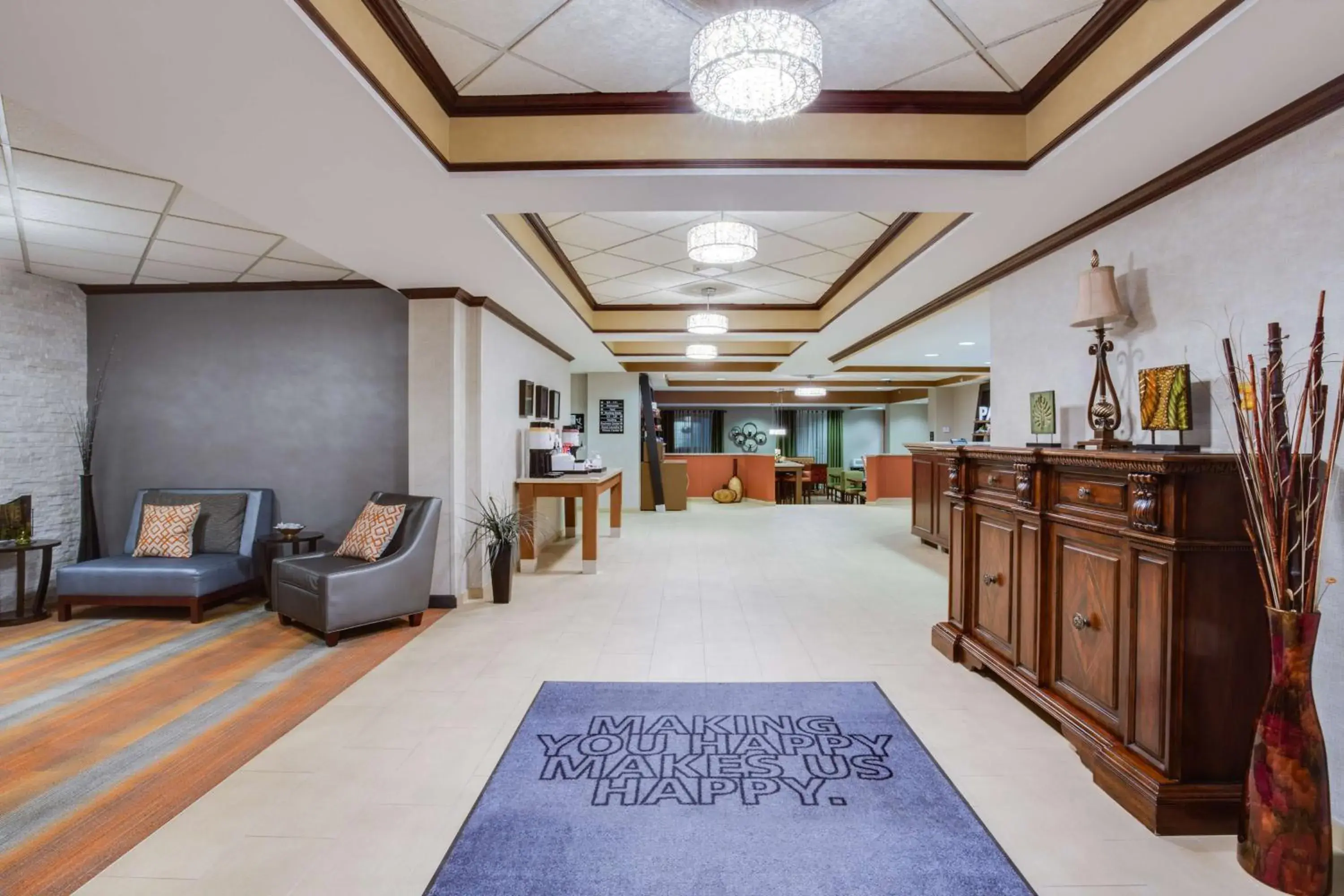 Lobby or reception in Hampton Inn Pittsburgh/West Mifflin Lobby or reception in Hampton Inn Pittsburgh/West Mifflin