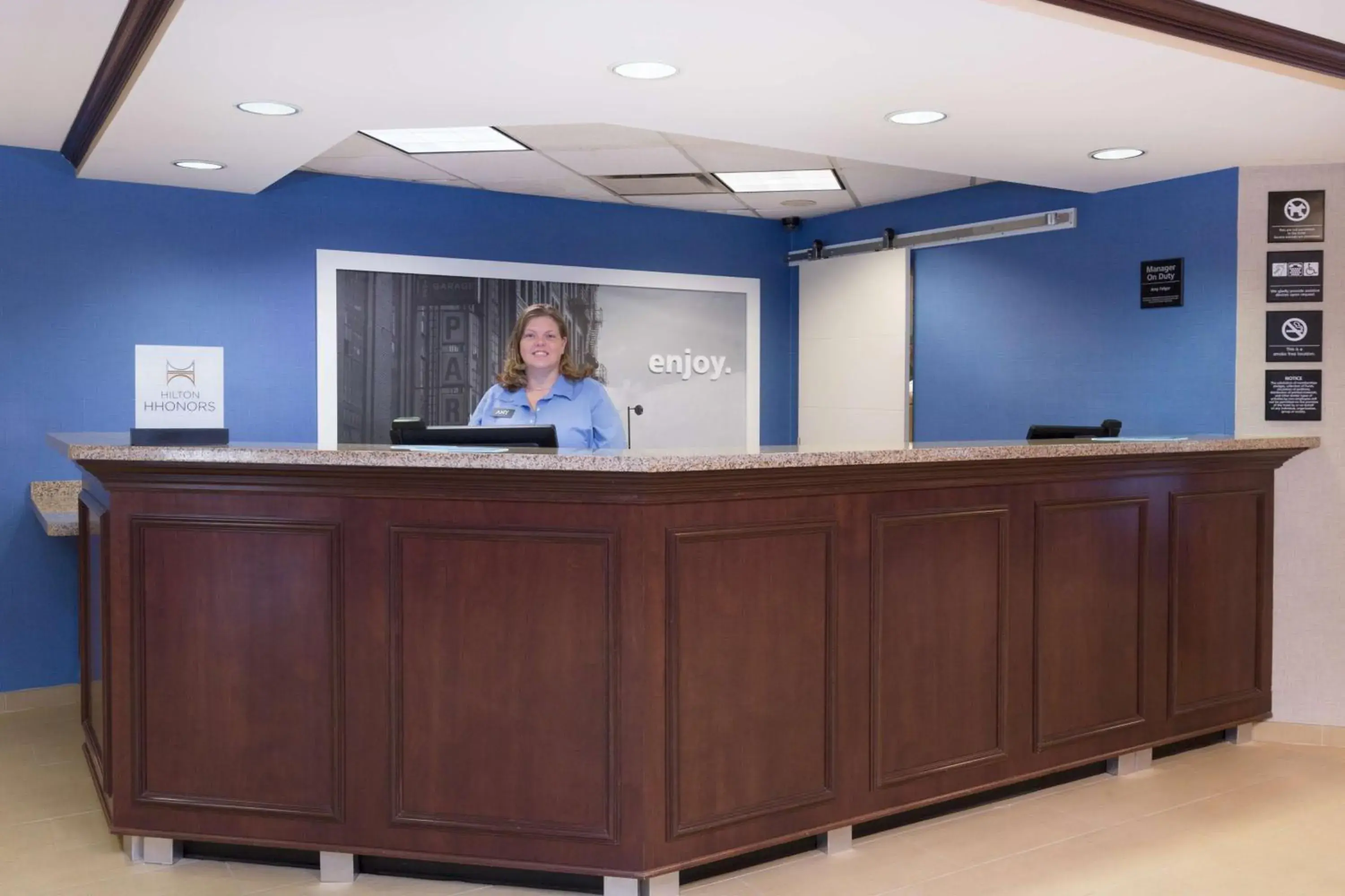 Lobby or reception in Hampton Inn Pittsburgh/West Mifflin Lobby or reception in Hampton Inn Pittsburgh/West Mifflin
