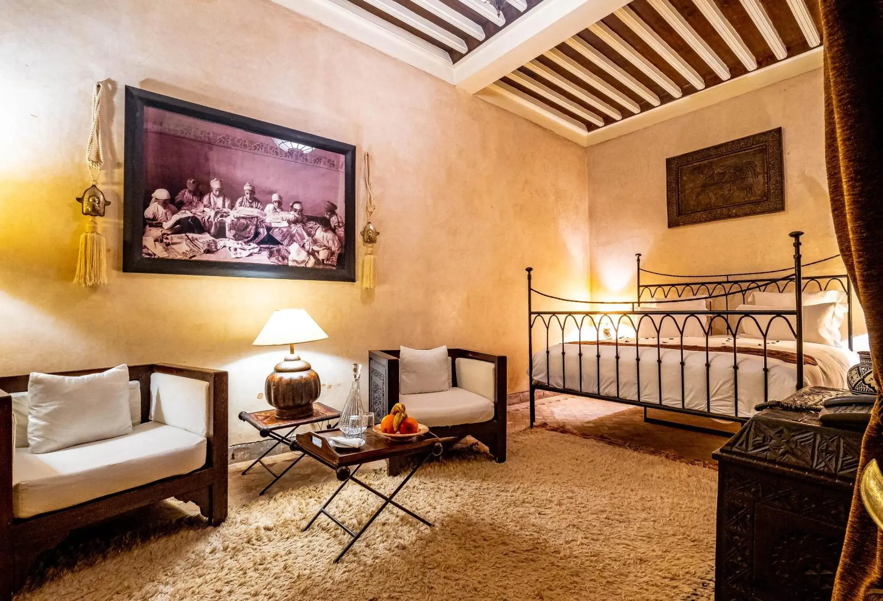 Bed in Dar Les Cigognes Bed in Dar Les Cigognes