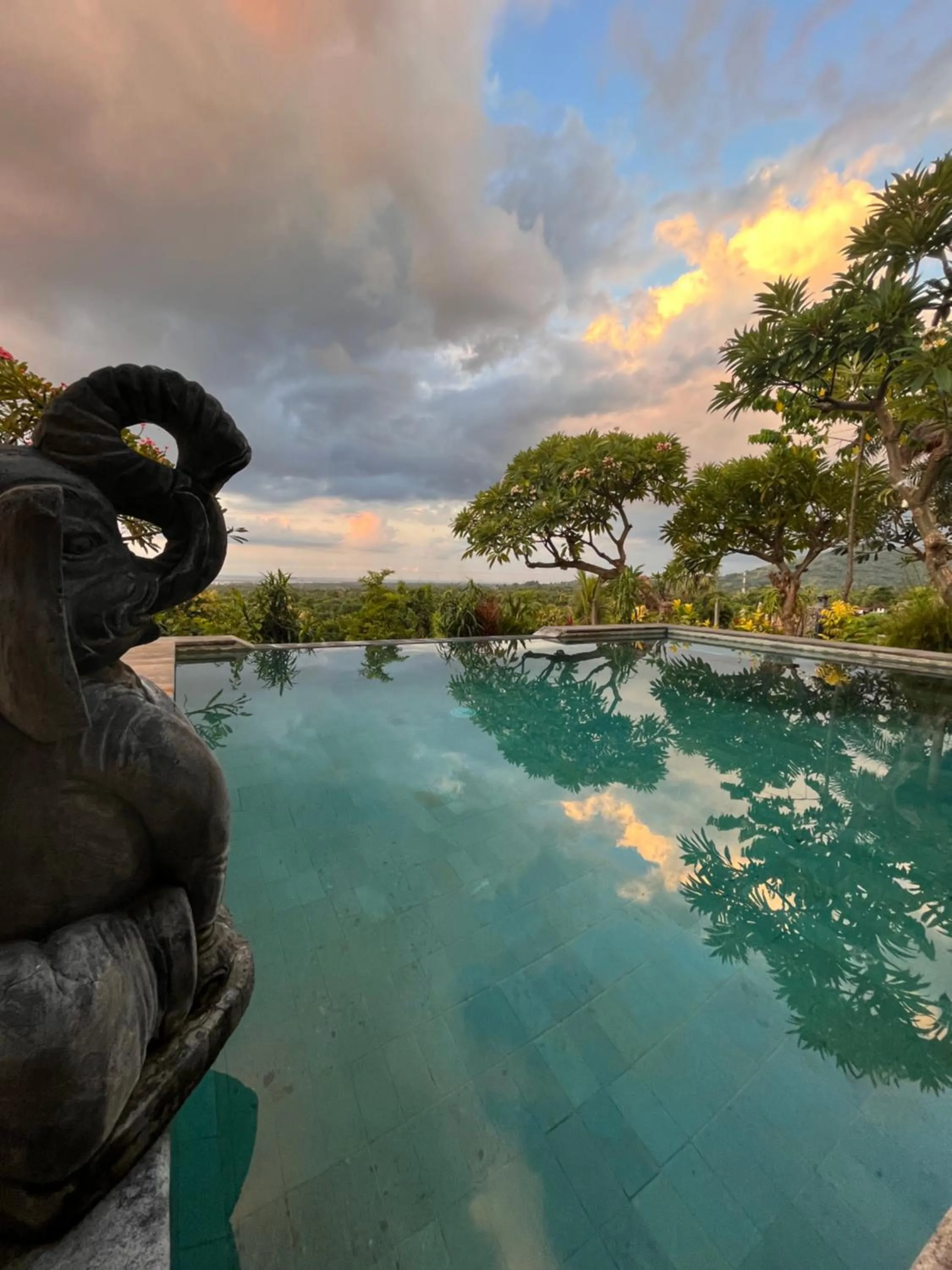 Swimming pool in Menjangan Hill