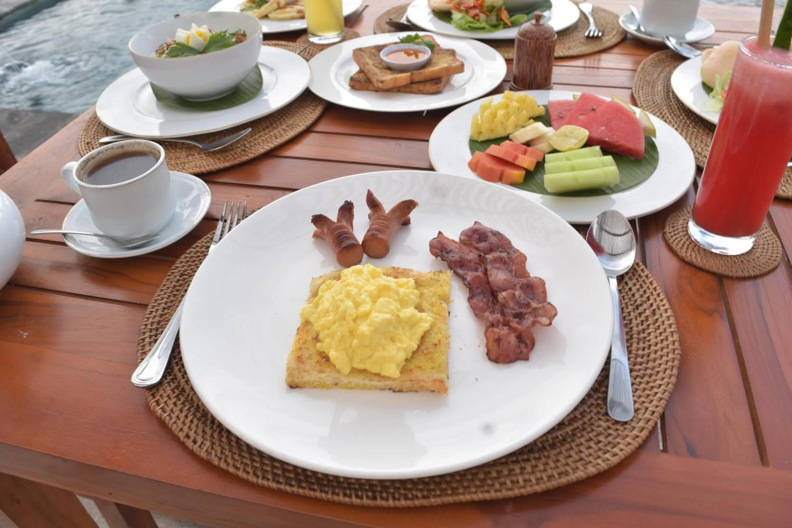 Breakfast in Menjangan Hill