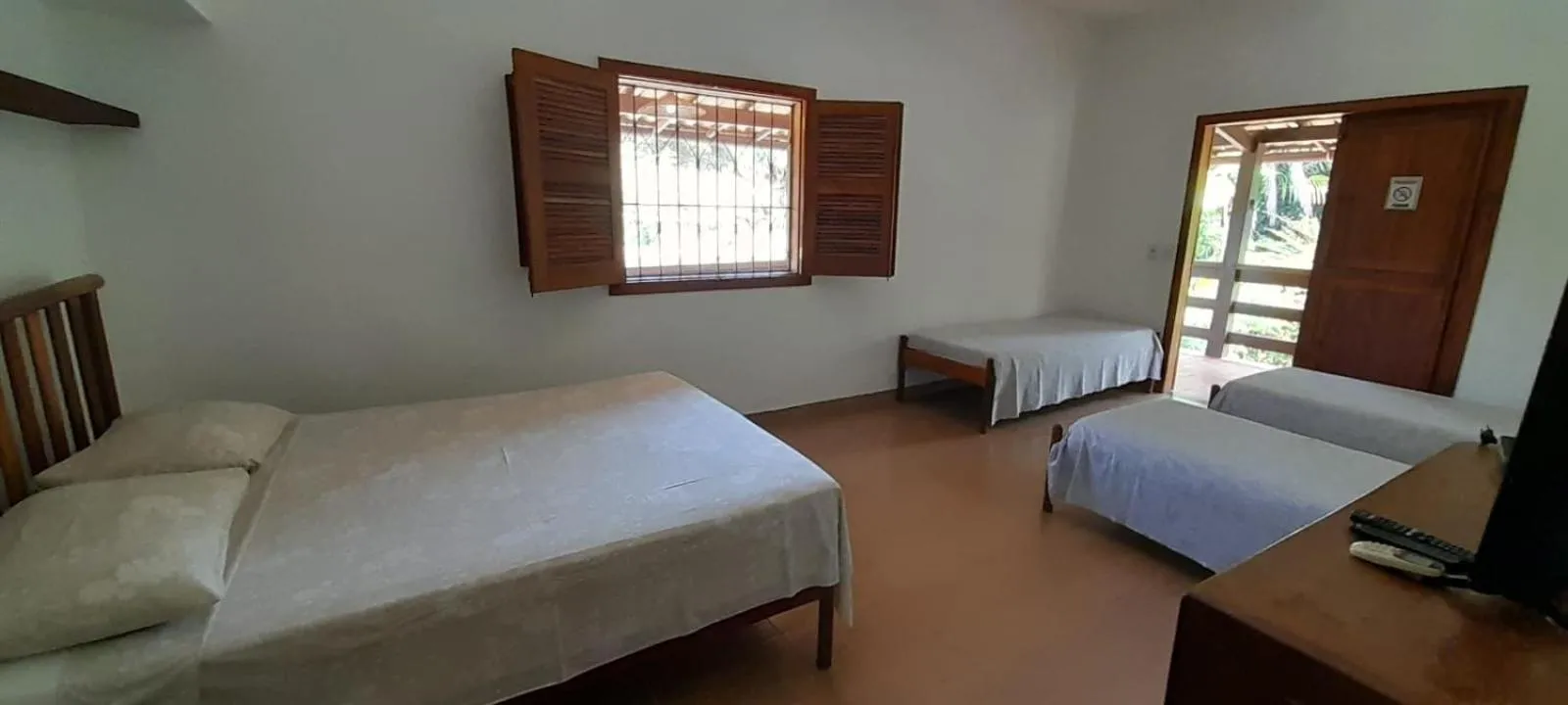 Bed in Pousada Girassol