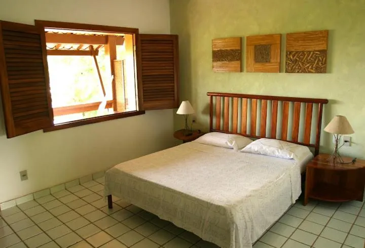 Bed in Pousada Girassol