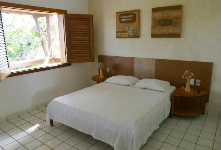Bed in Pousada Girassol