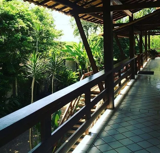 Balcony/Terrace in Pousada Girassol