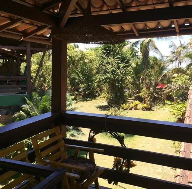 Balcony/Terrace in Pousada Girassol