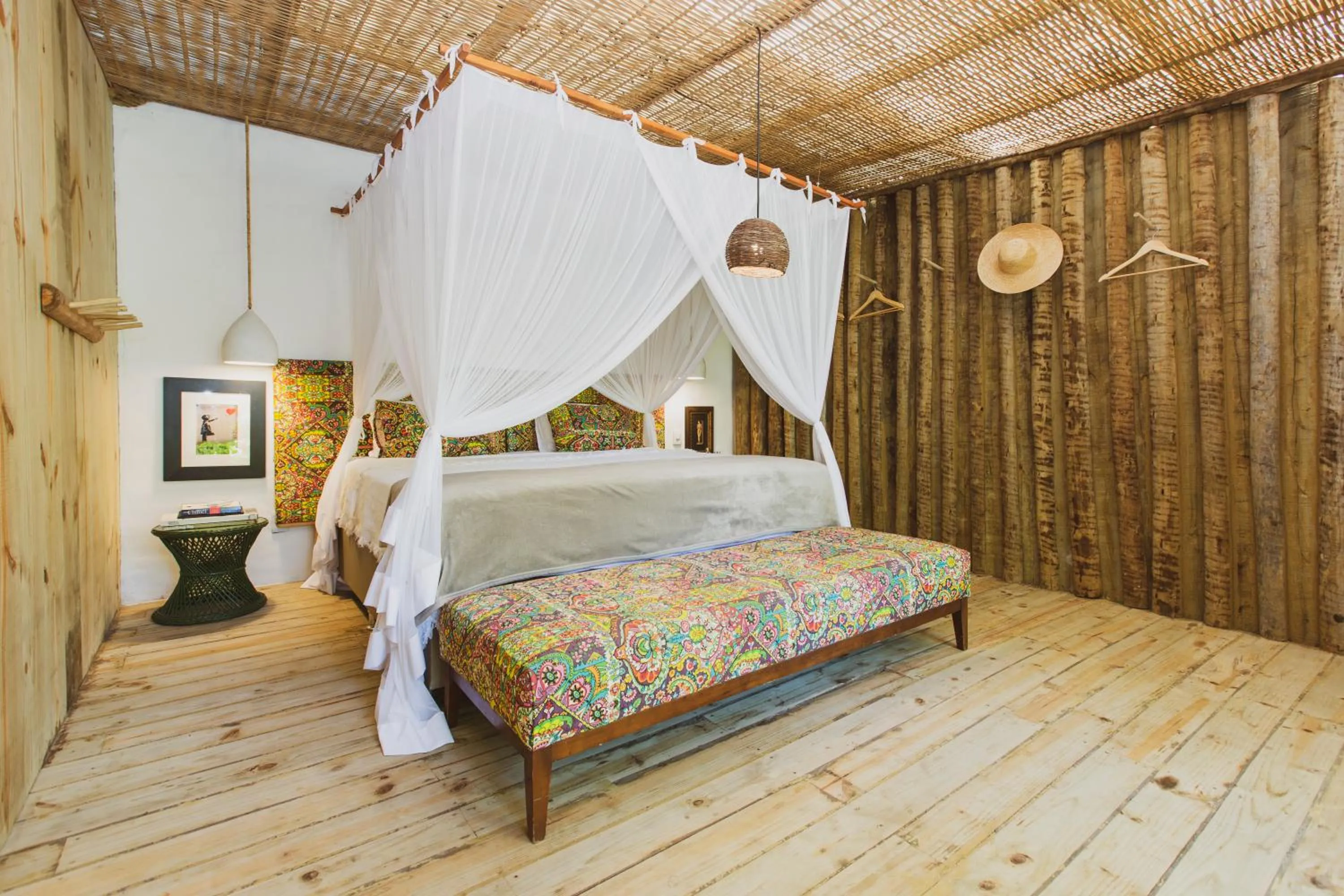 Bed in Pousada Mangue Sereno