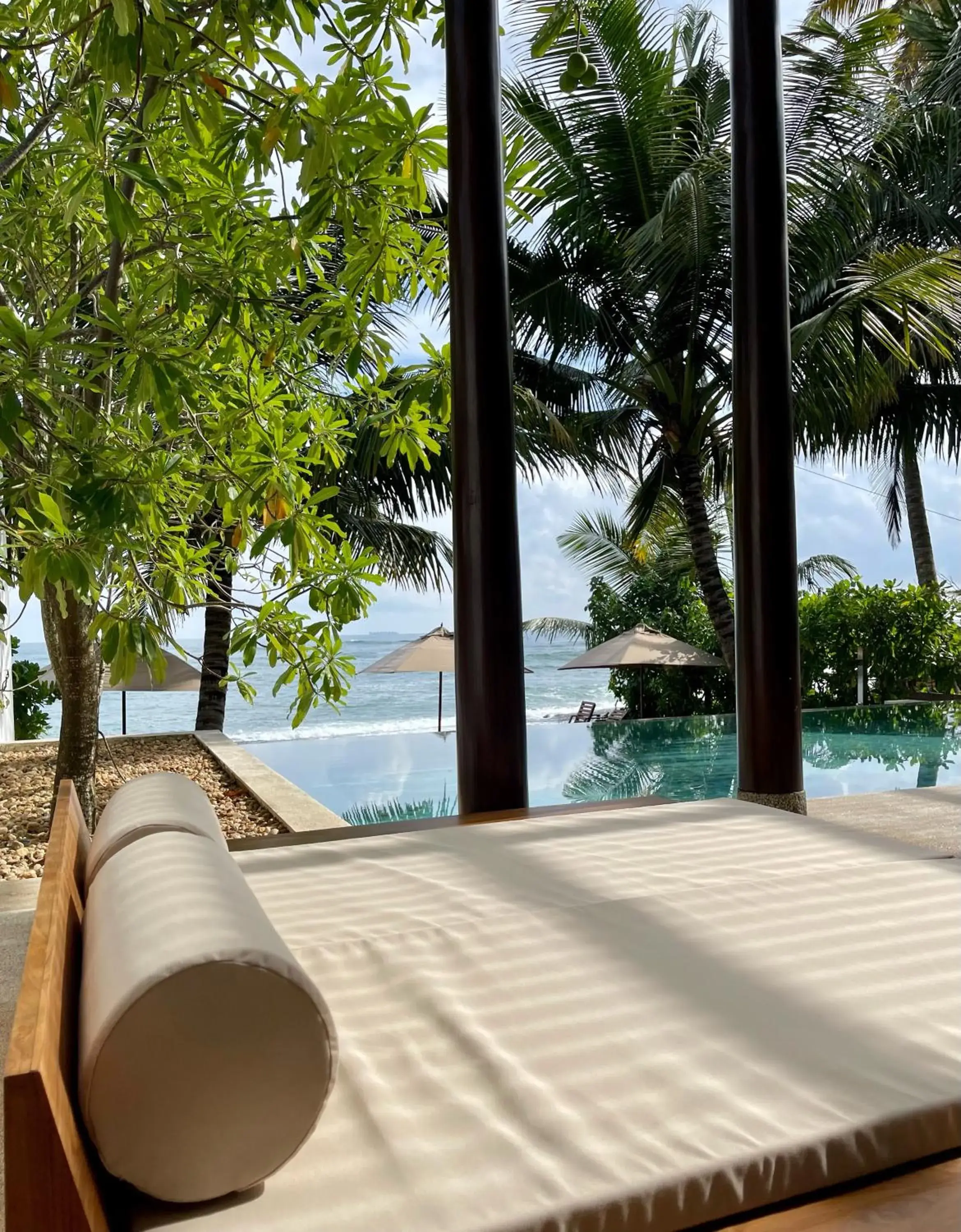 Pool view in Three Gables Boutique Villa Pool view in Three Gables Boutique Villa