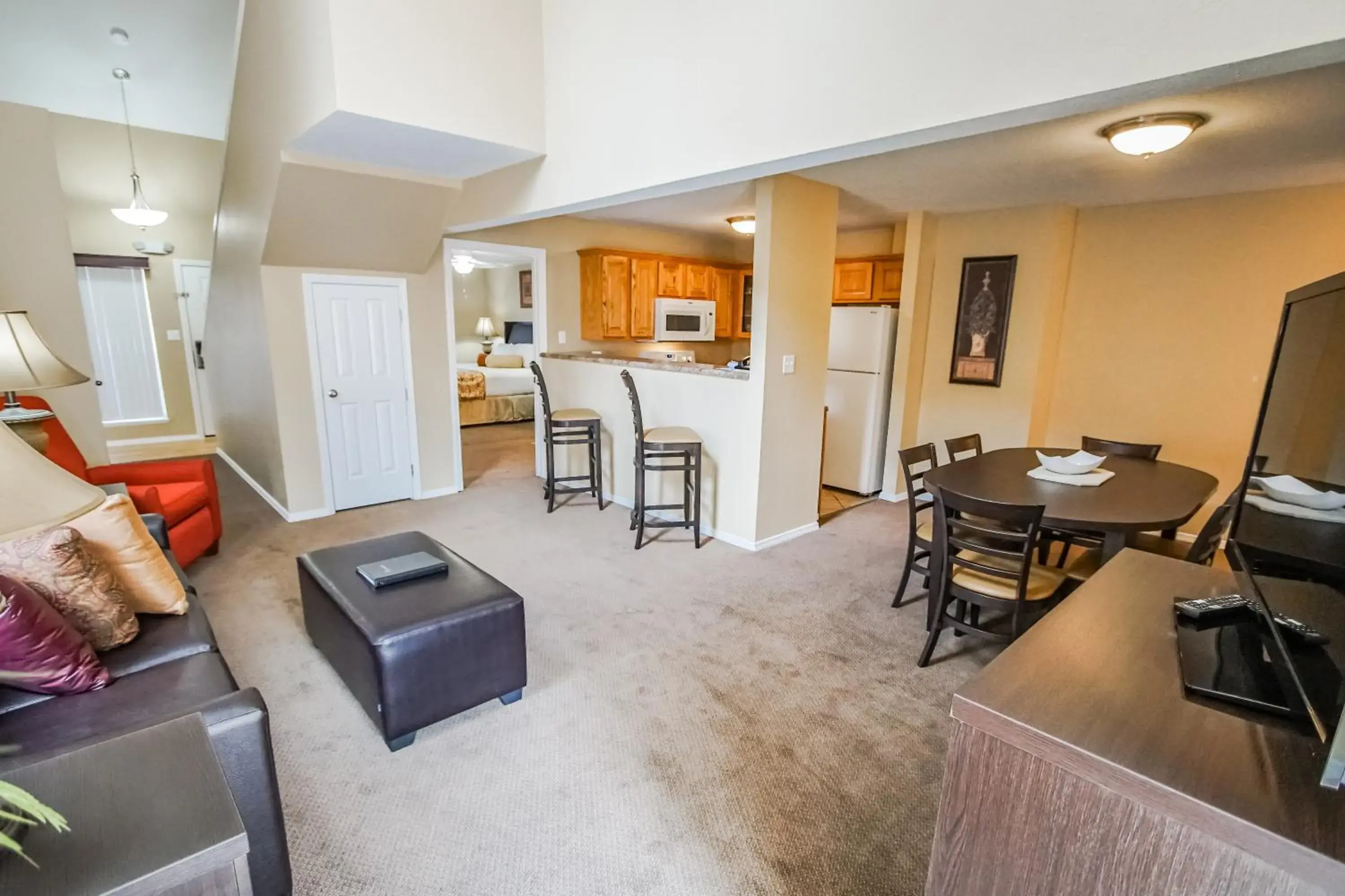 Living room in The Townhouses Living room in The Townhouses