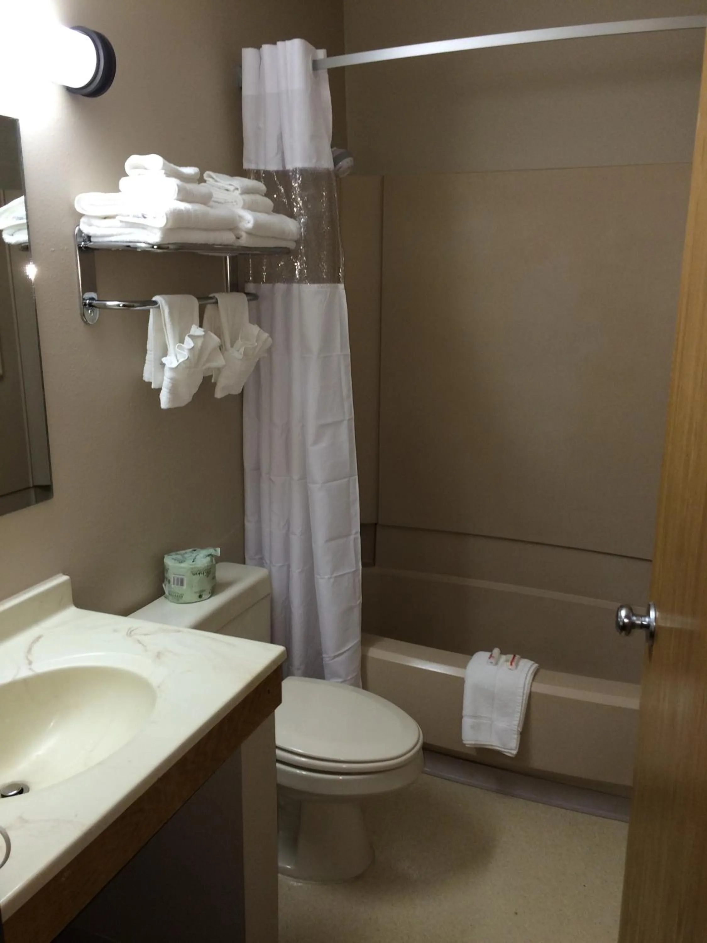 Bathroom in Super 8 by Wyndham Taos