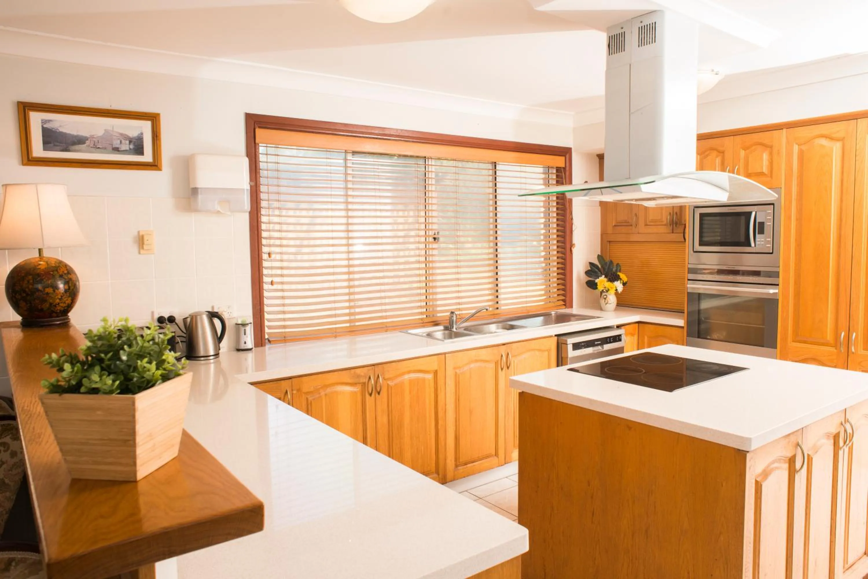 Kitchen or kitchenette in Ainslie Manor Guest House