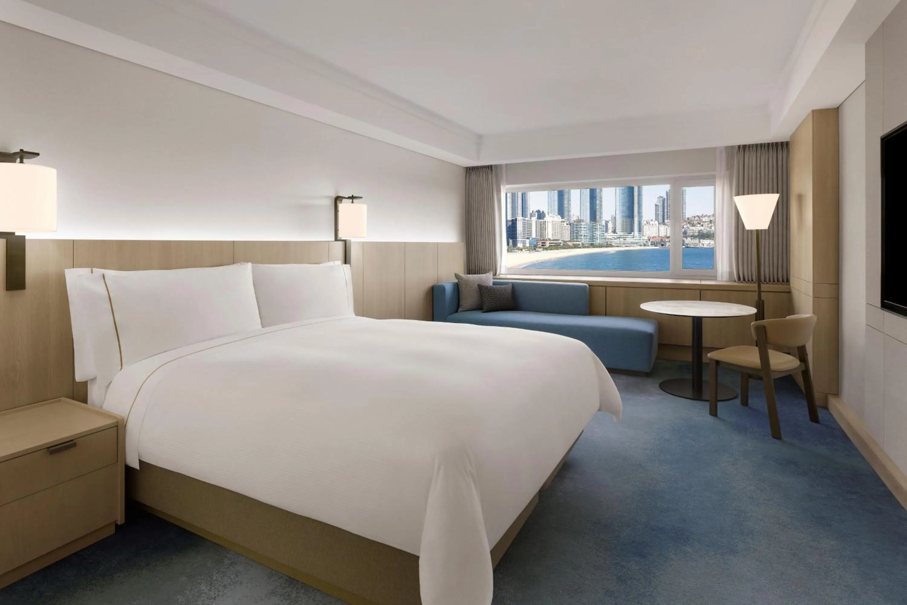 Beach, Bed in The Westin Josun Busan