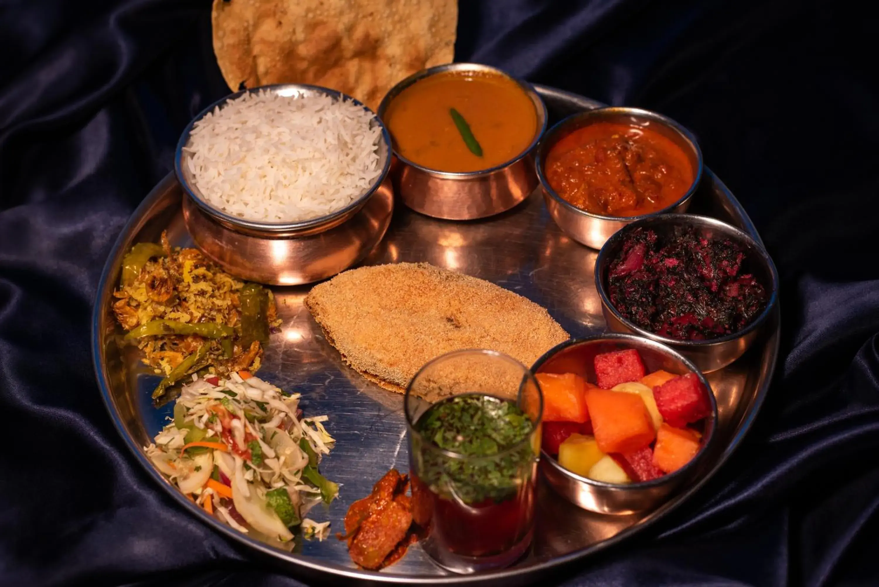 Food close-up in La-Paz Gardens Beacon Hotel - Vasco da Gama Goa Food close-up in La-Paz Gardens Beacon Hotel - Vasco da Gama Goa