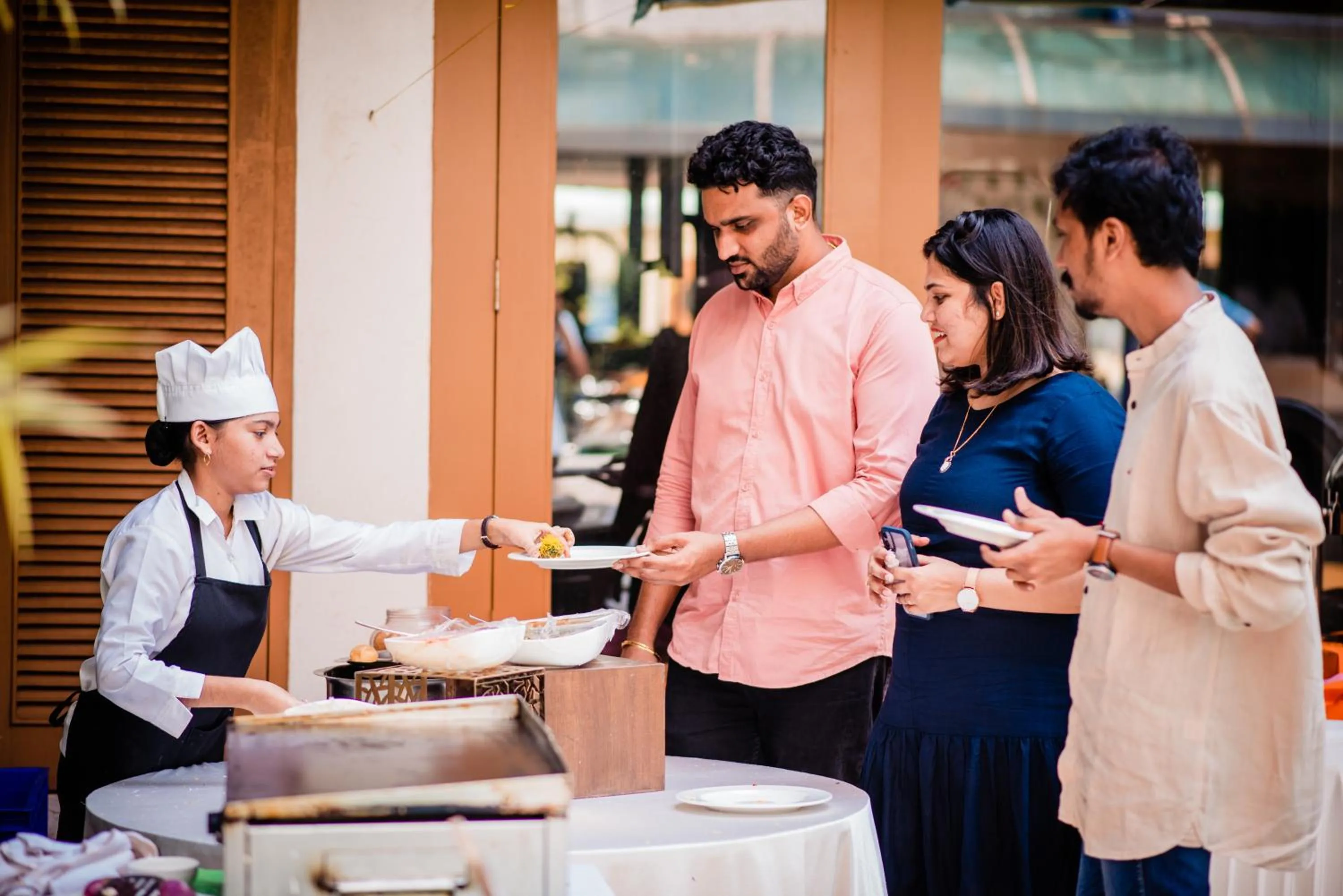 Food and drinks in La-Paz Gardens Beacon Hotel - Vasco da Gama Goa